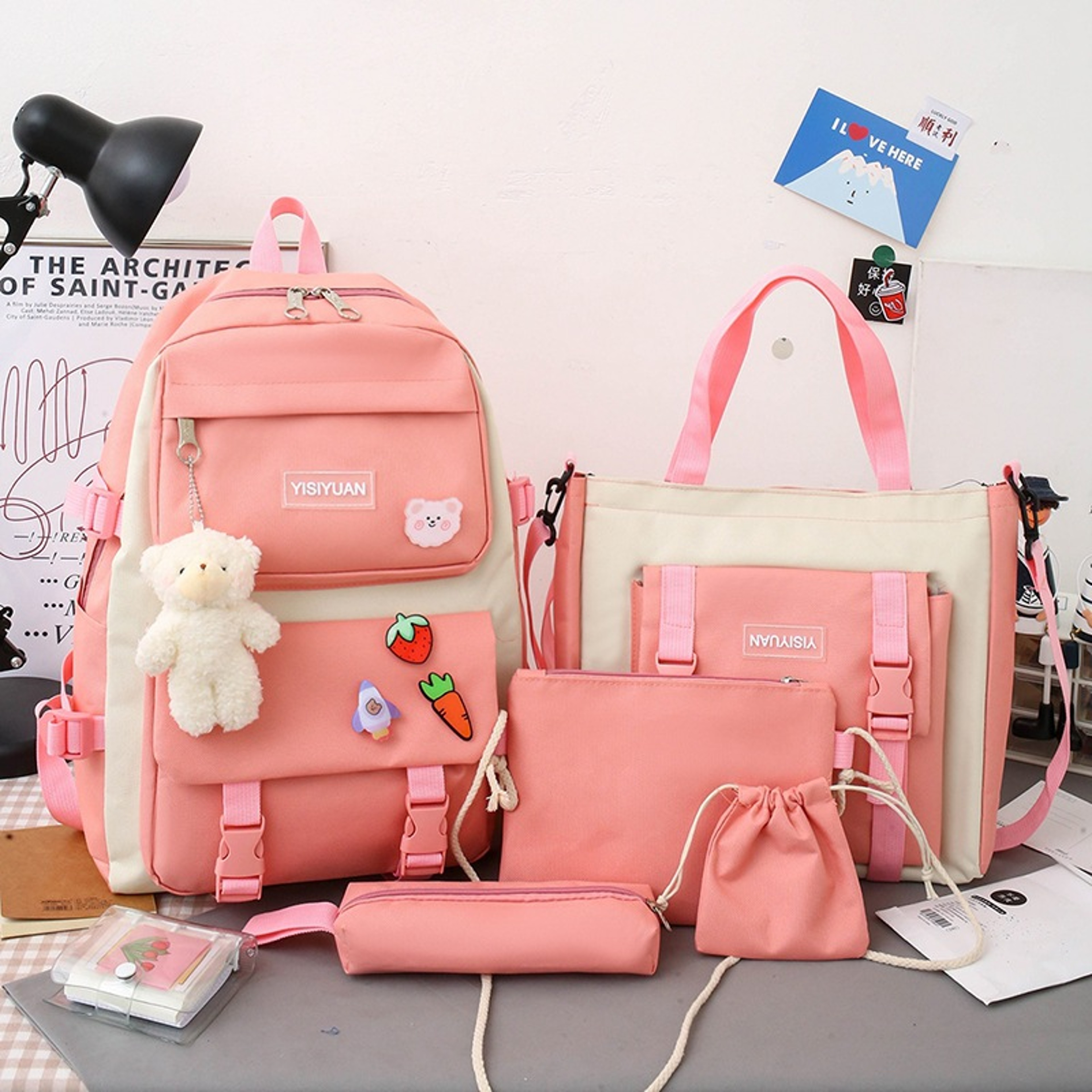 Lightweight Waterproof Girls School Backpack Large Capacity Student Bag Back To School Backpack 9