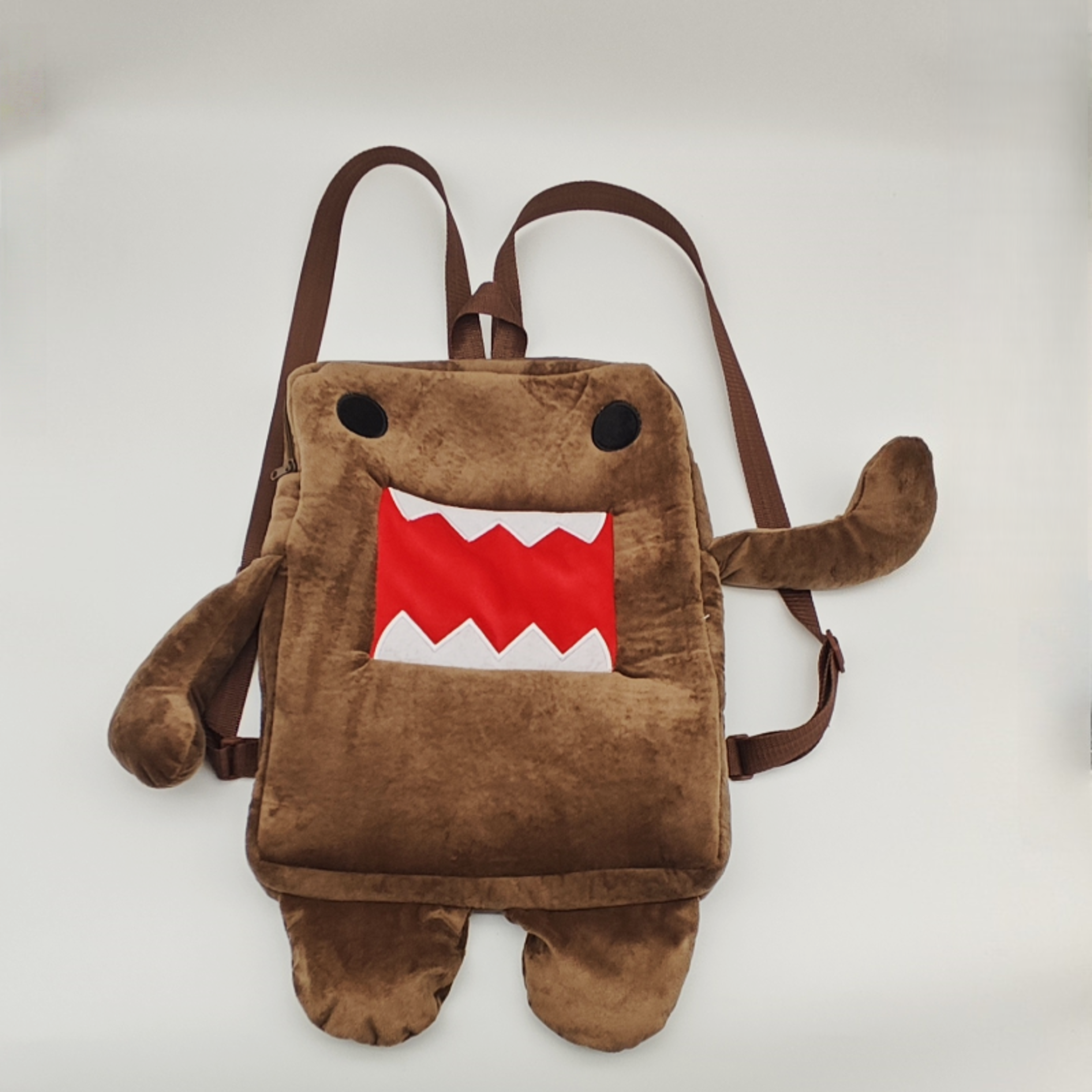 Domo Kun Plush Back To School Backpack Cute Kawaii Anime Backpack For Everyday Adventures 1