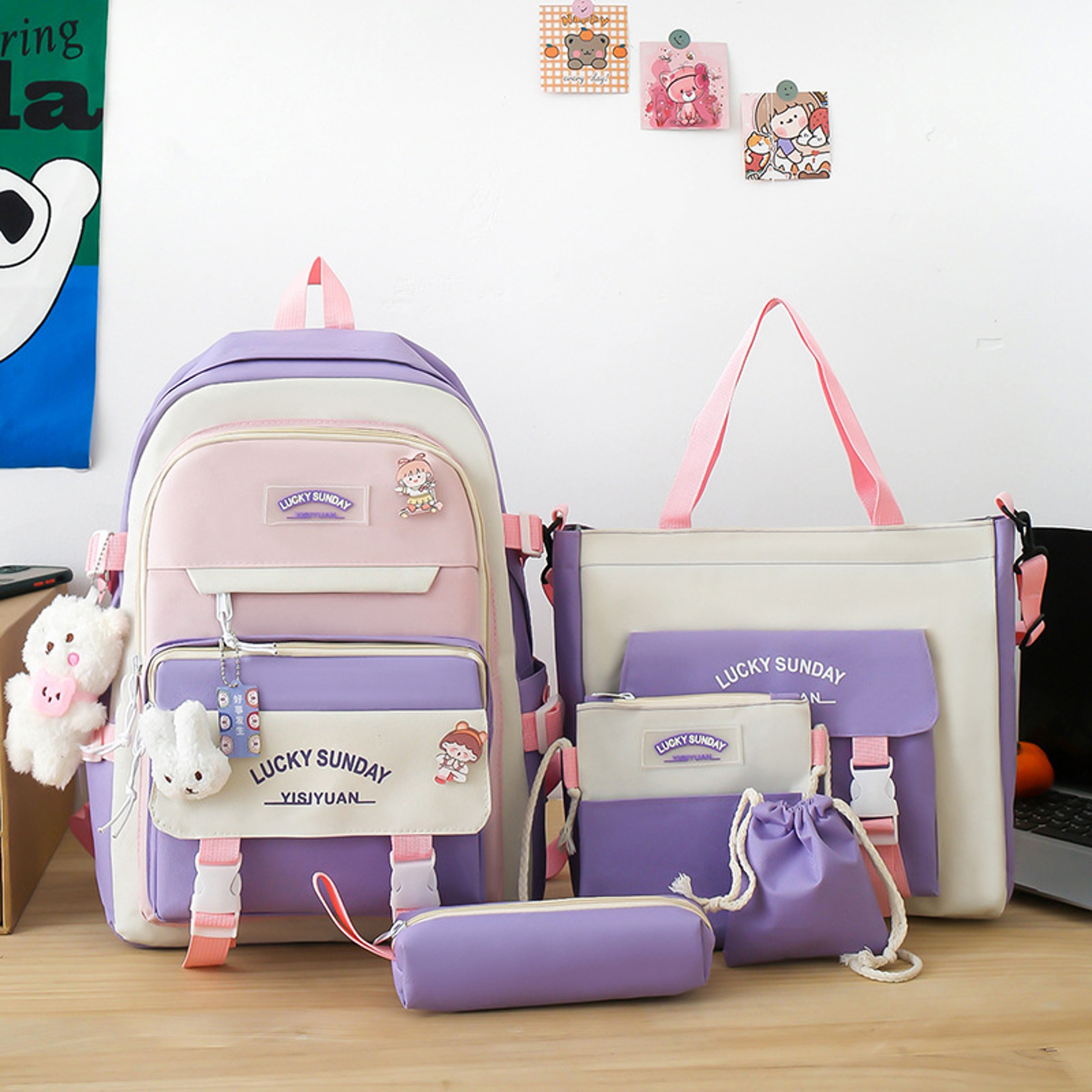Smart Style School Backpack For Girls Large Capacity Back To School Backpack For School Travel  Dai 5