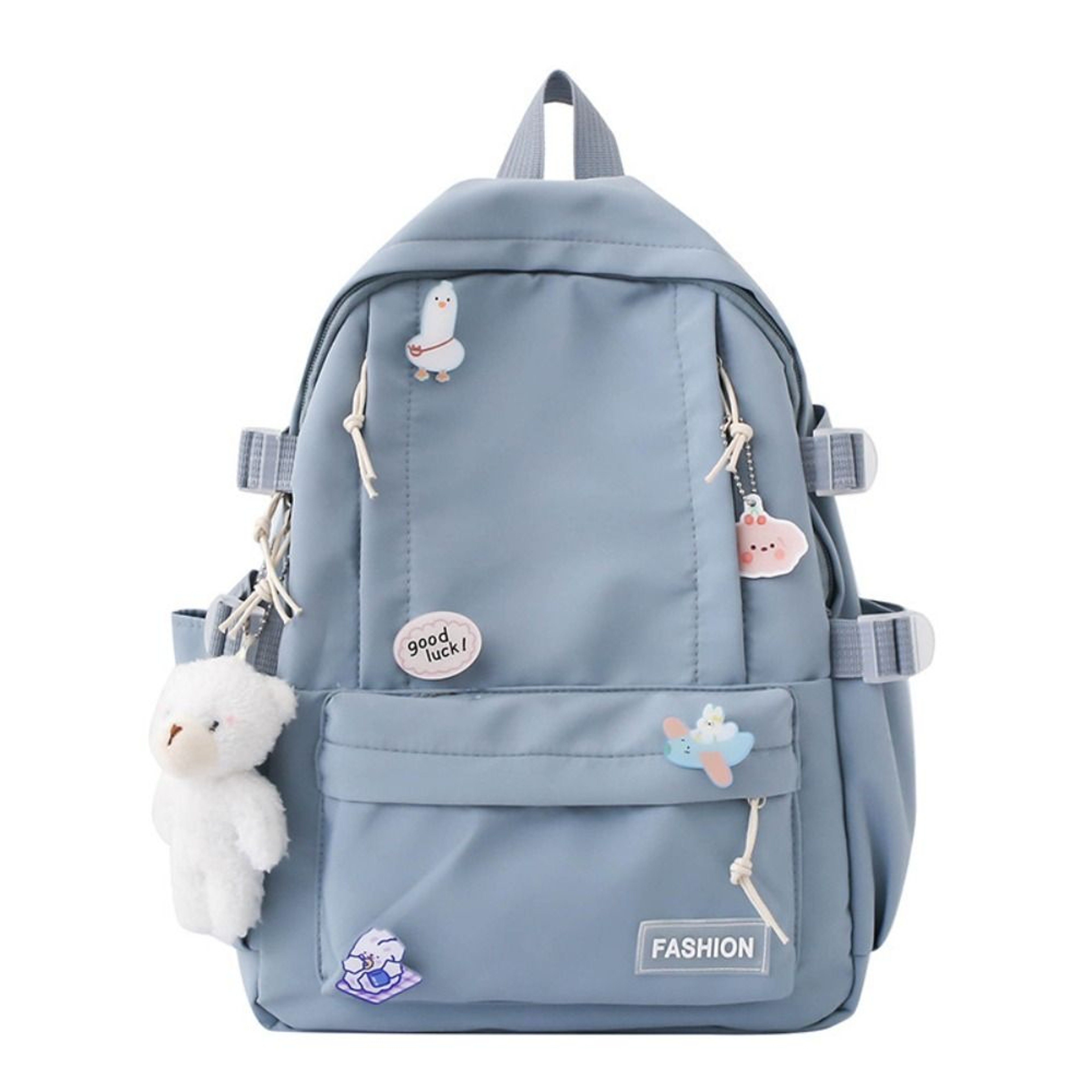 Cute Bear Pendant Back To School Backpack Large Capacity Korean Style Student Backpack 7