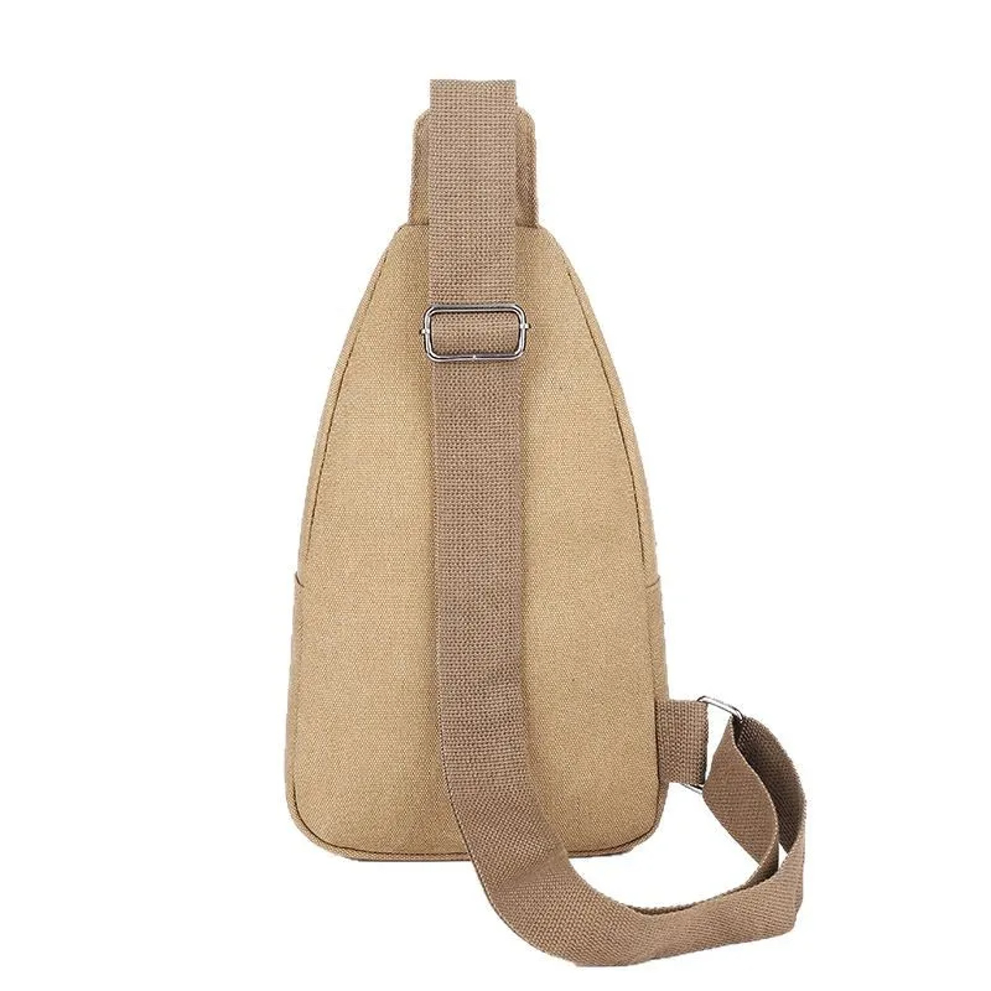 Rugged Mens Canvas Crossbody Bag For Everyday Travel Back To School Backpack Casual Messenger Sling 2