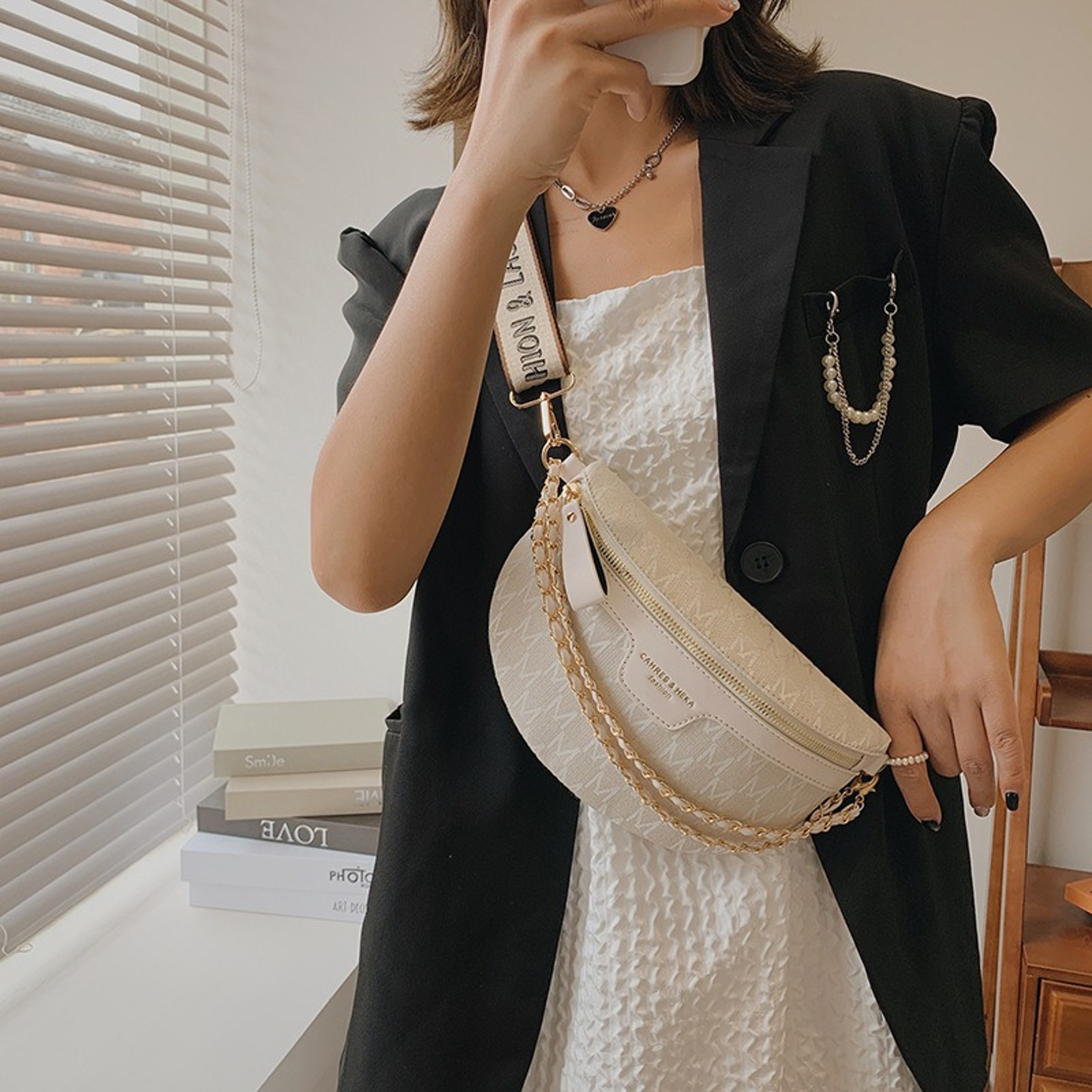 Urban Canvas Belt Bag For Women With Adjustable Strap Back To School Backpack Crossbody Travel Slin 2