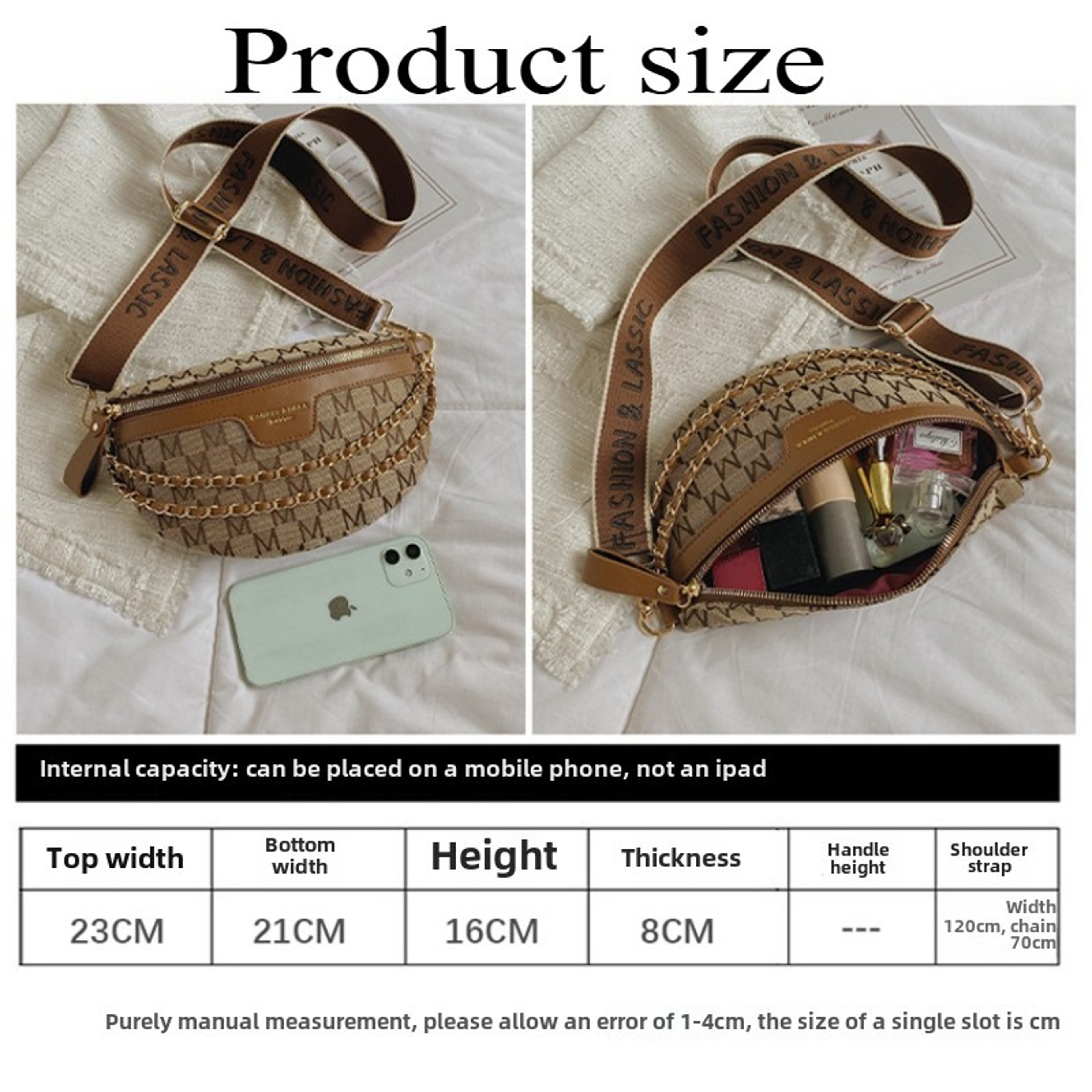 Urban Canvas Belt Bag For Women With Adjustable Strap Back To School Backpack Crossbody Travel Slin 5