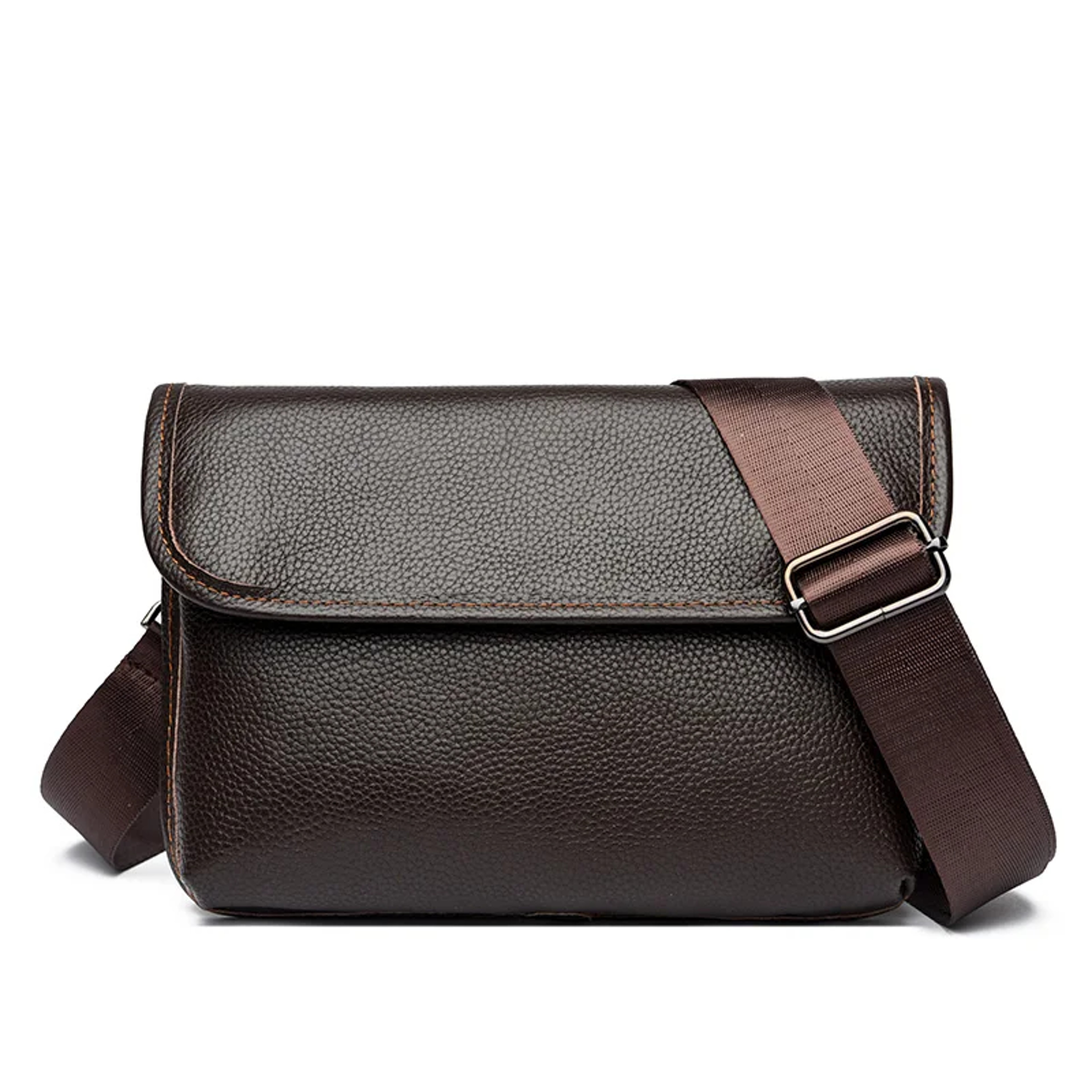 Heritage Genuine Leather Messenger Bag for Men with back to school backpack Cowhide Crossbody Design – view 7
