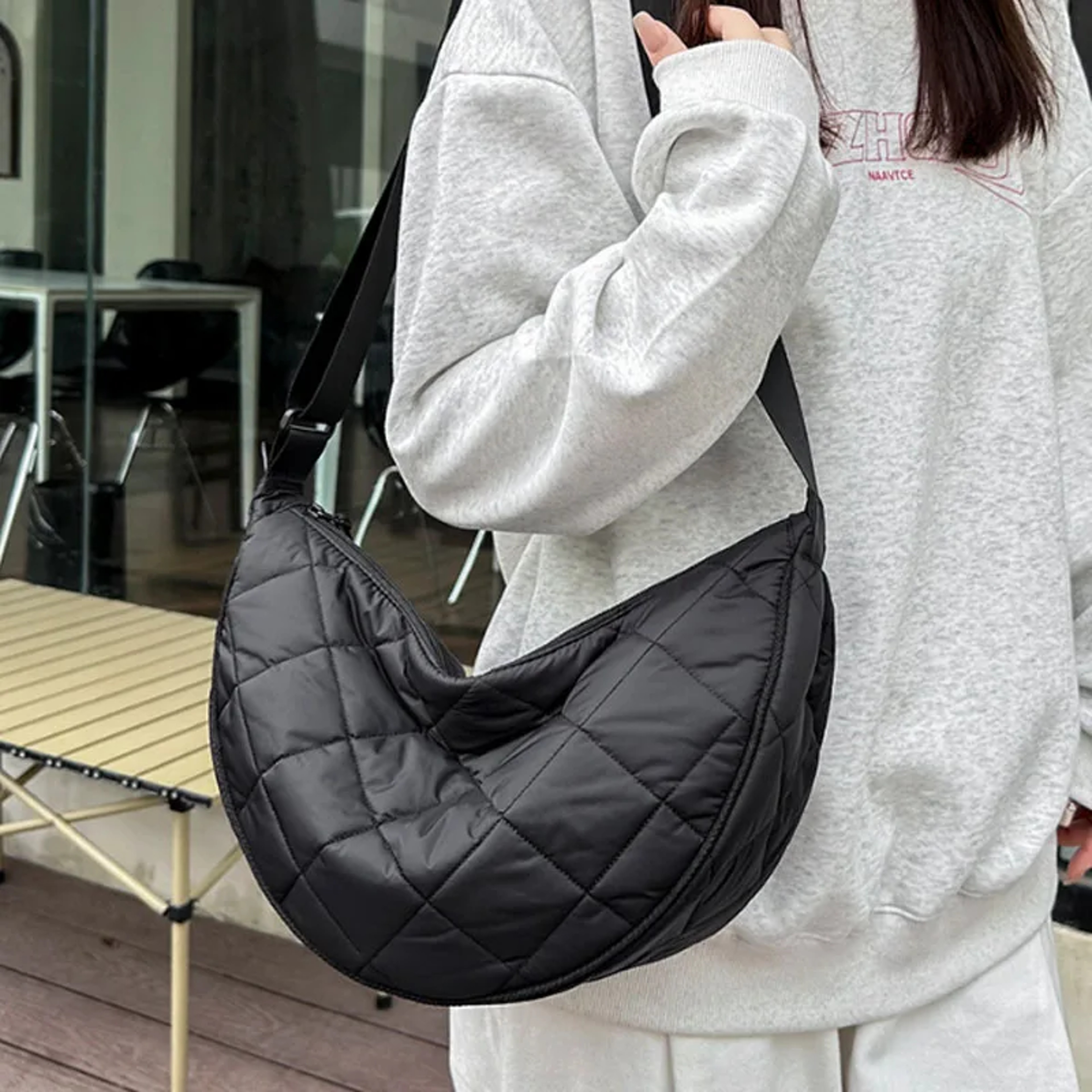 Urban Crescent Crossbody Belt Bag For Everyday Travel Back To School Backpack Companion Large Capac 3