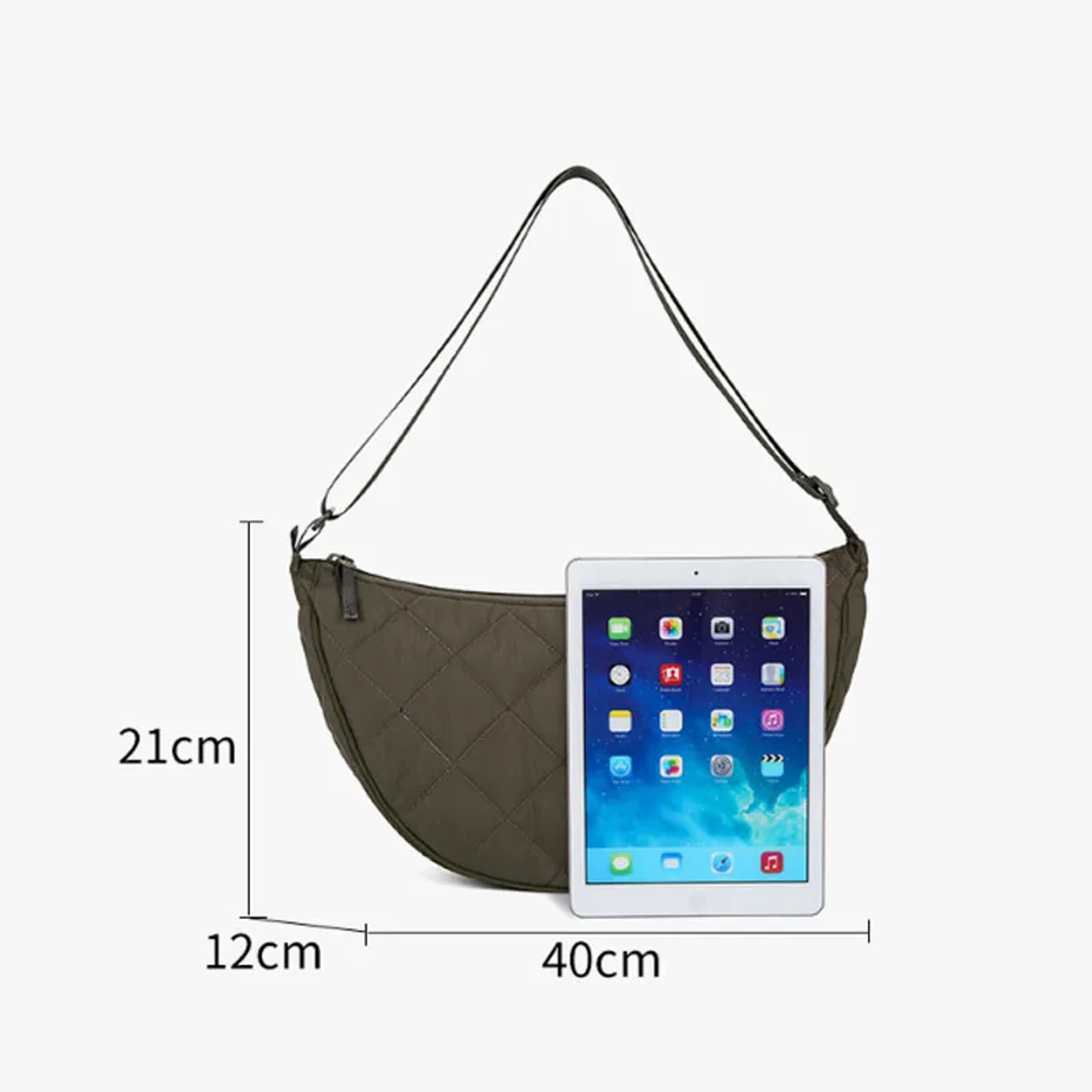 Urban Crescent Crossbody Belt Bag For Everyday Travel Back To School Backpack Companion Large Capac 5