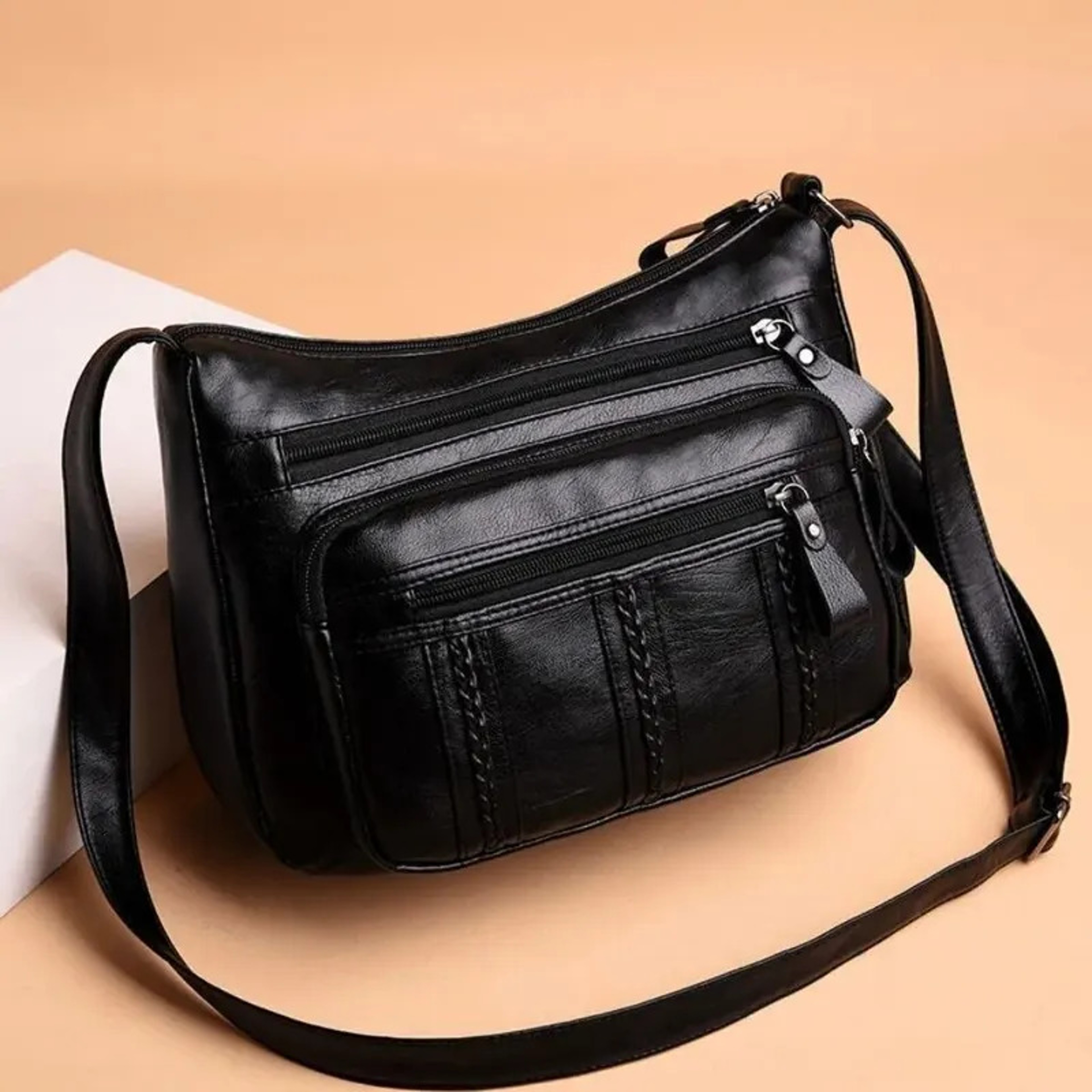 Elegant Multi Pocket Crossbody Bag For Women With Large Capacity Lightweight Design Back To School  0