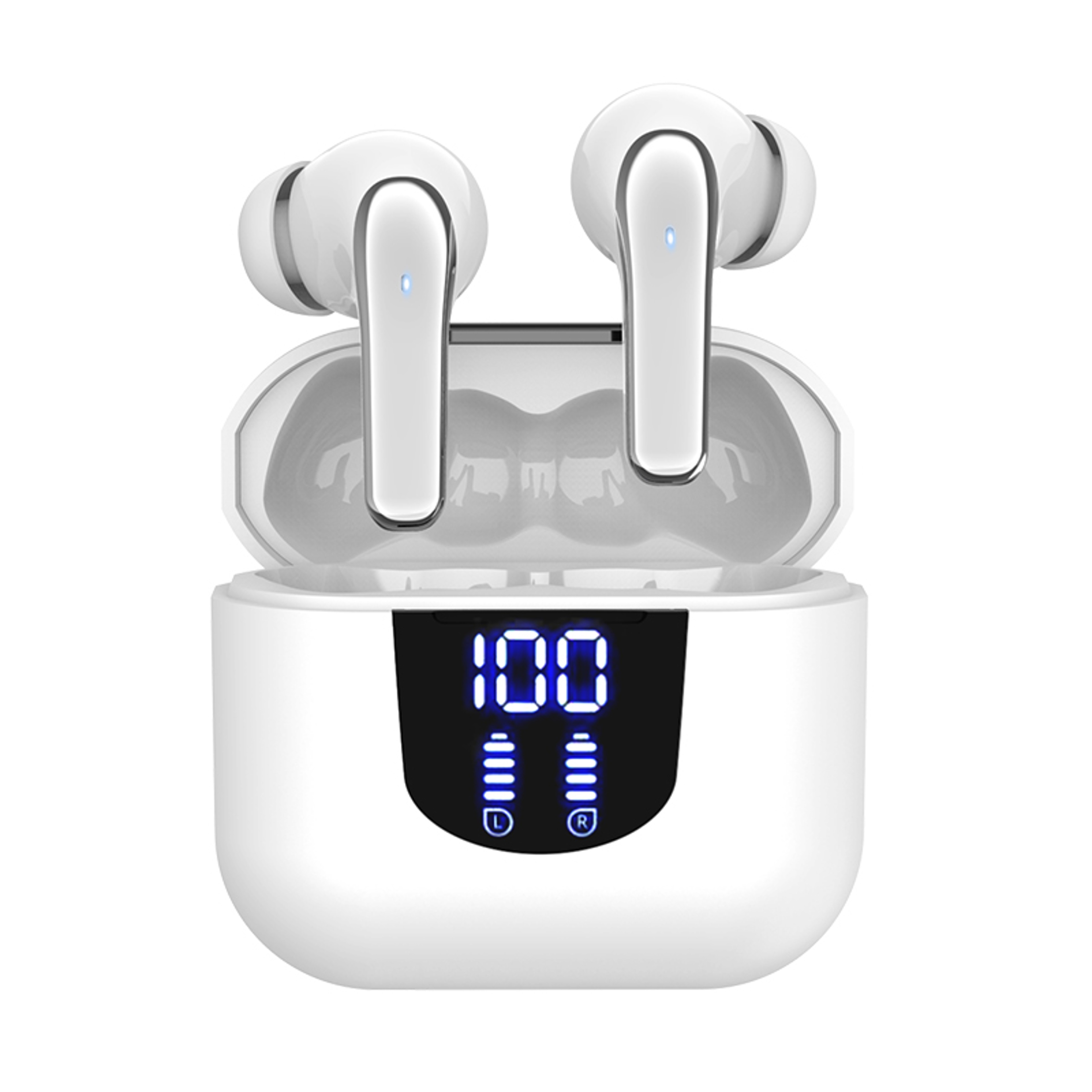 Playback Wireless Earbuds With Wireless Charging Case Bluetooth Earbuds With HD Mic 7