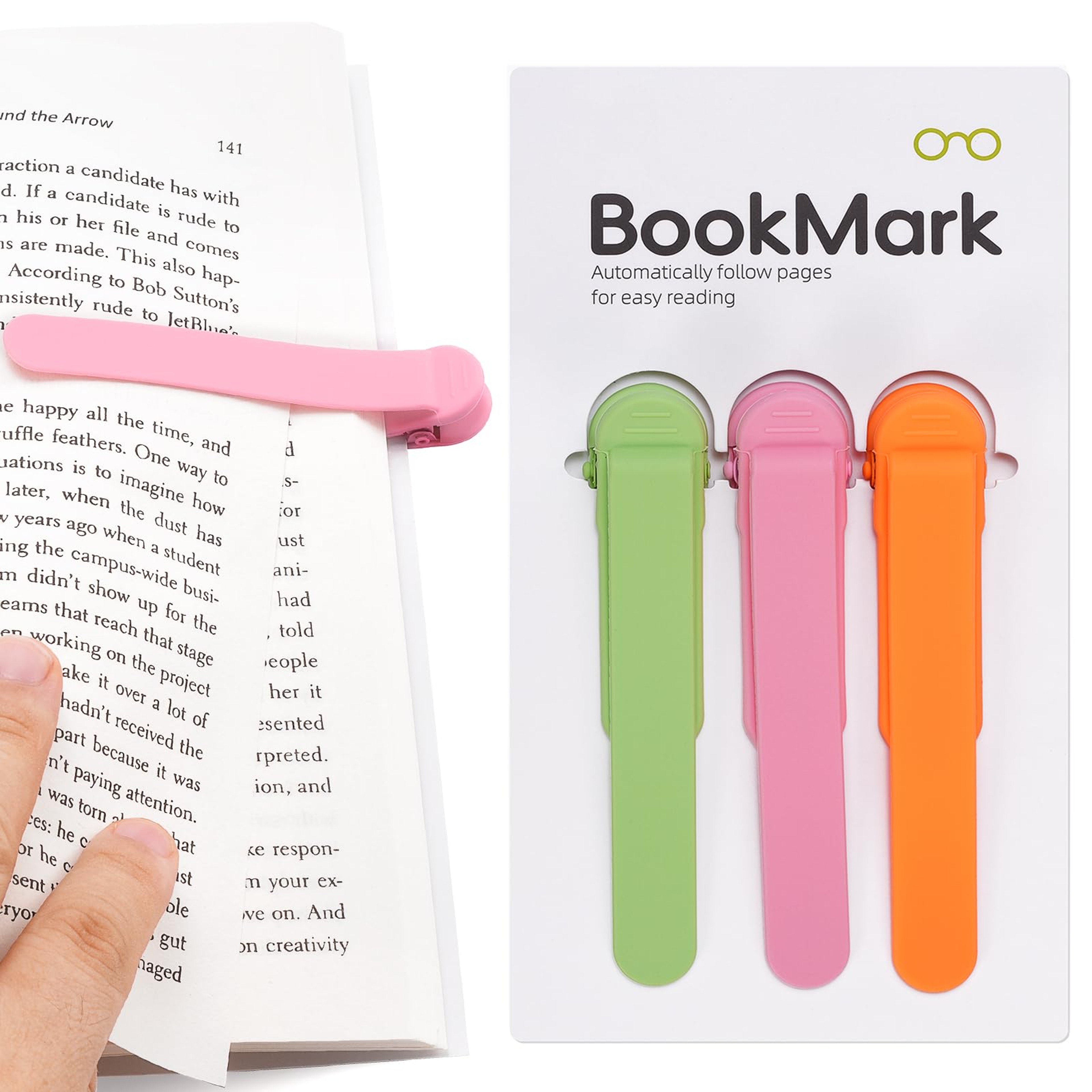 Smart Automatic Bookmark Silicone Reading Marker For Book Lovers Back To School 1