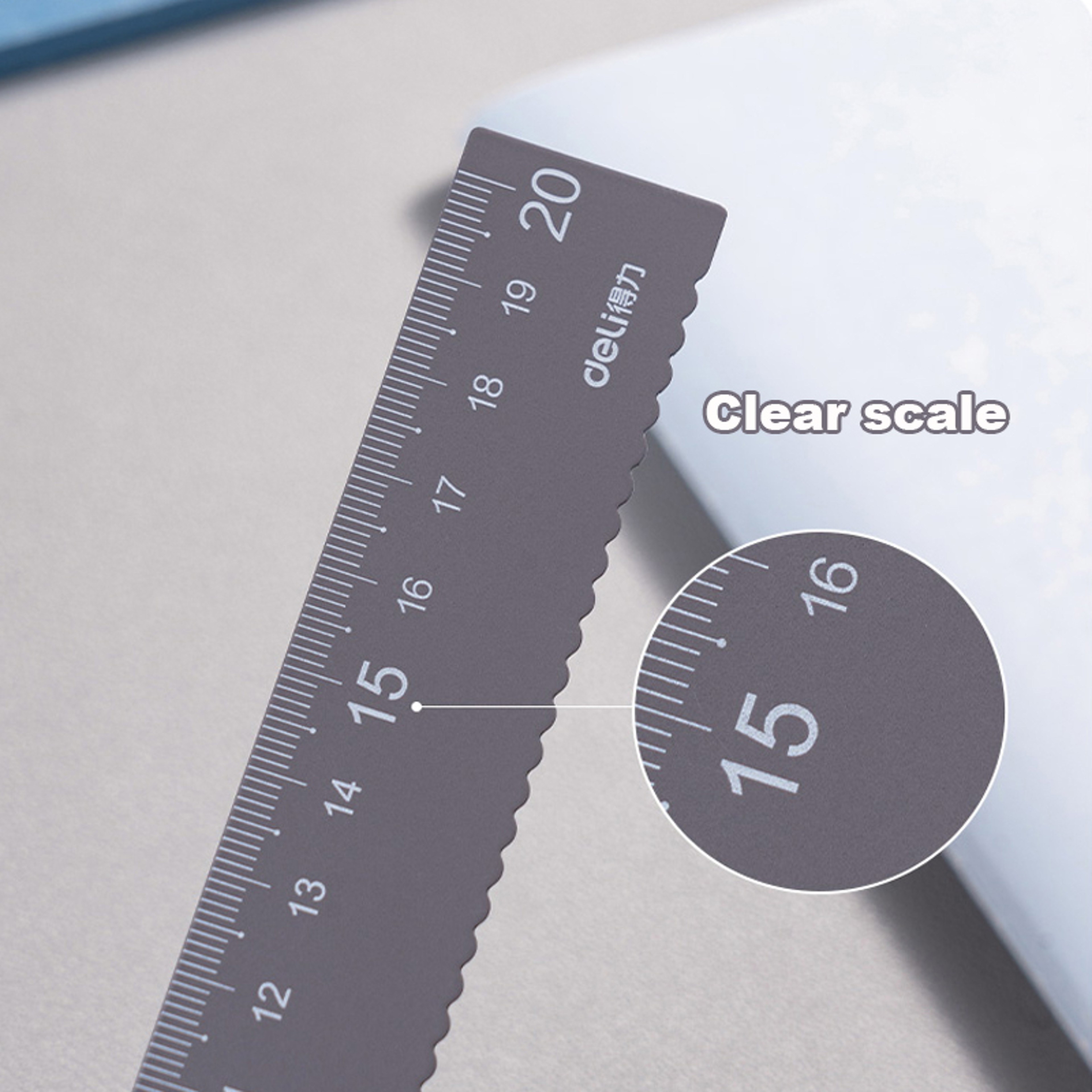 Deli Metal Math Geometry Kit Durable Drafting Set With Straight Ruler Protractor For Back To School