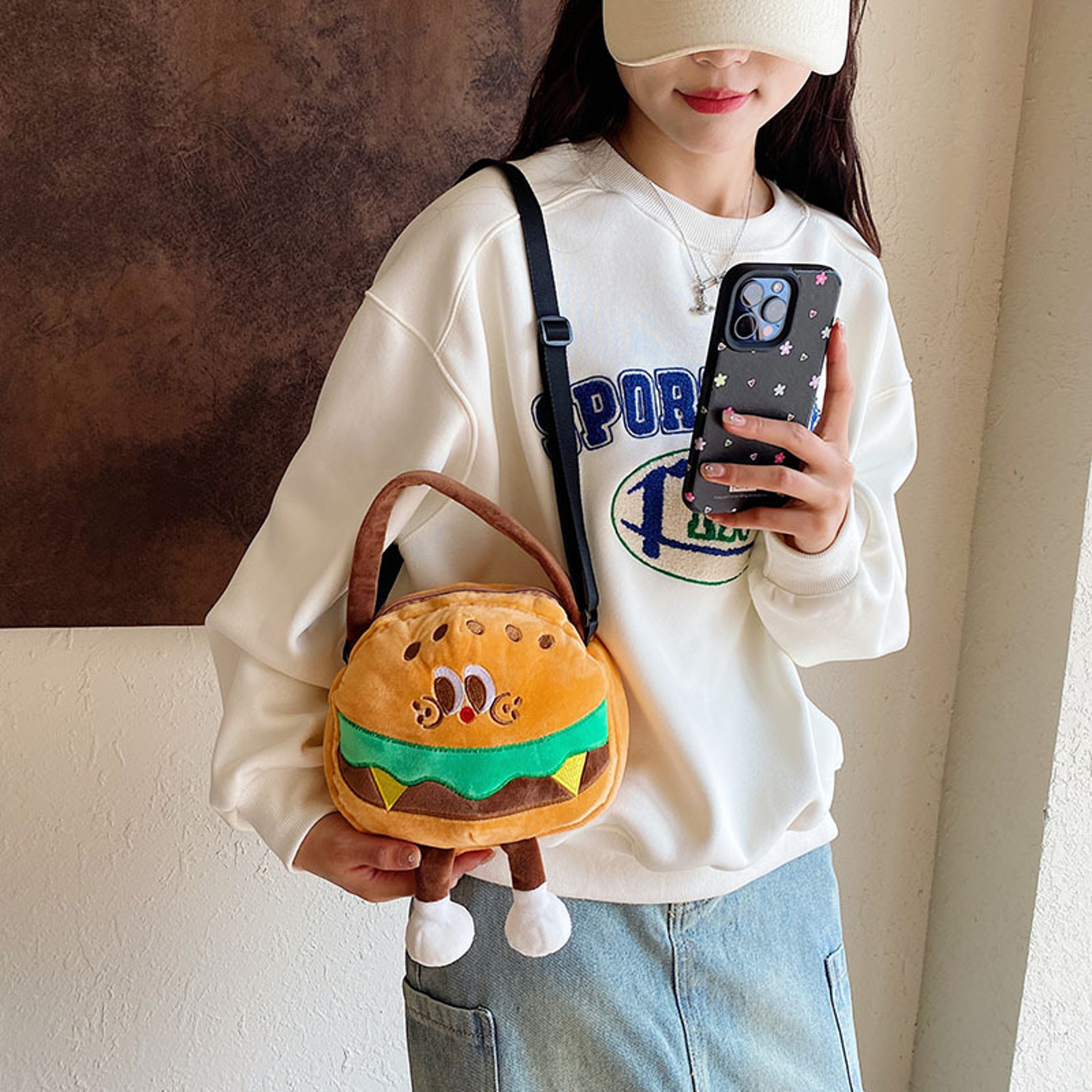 Cute Fast Food Kawaii Plush Backpack Creative Back To School Backpack 6