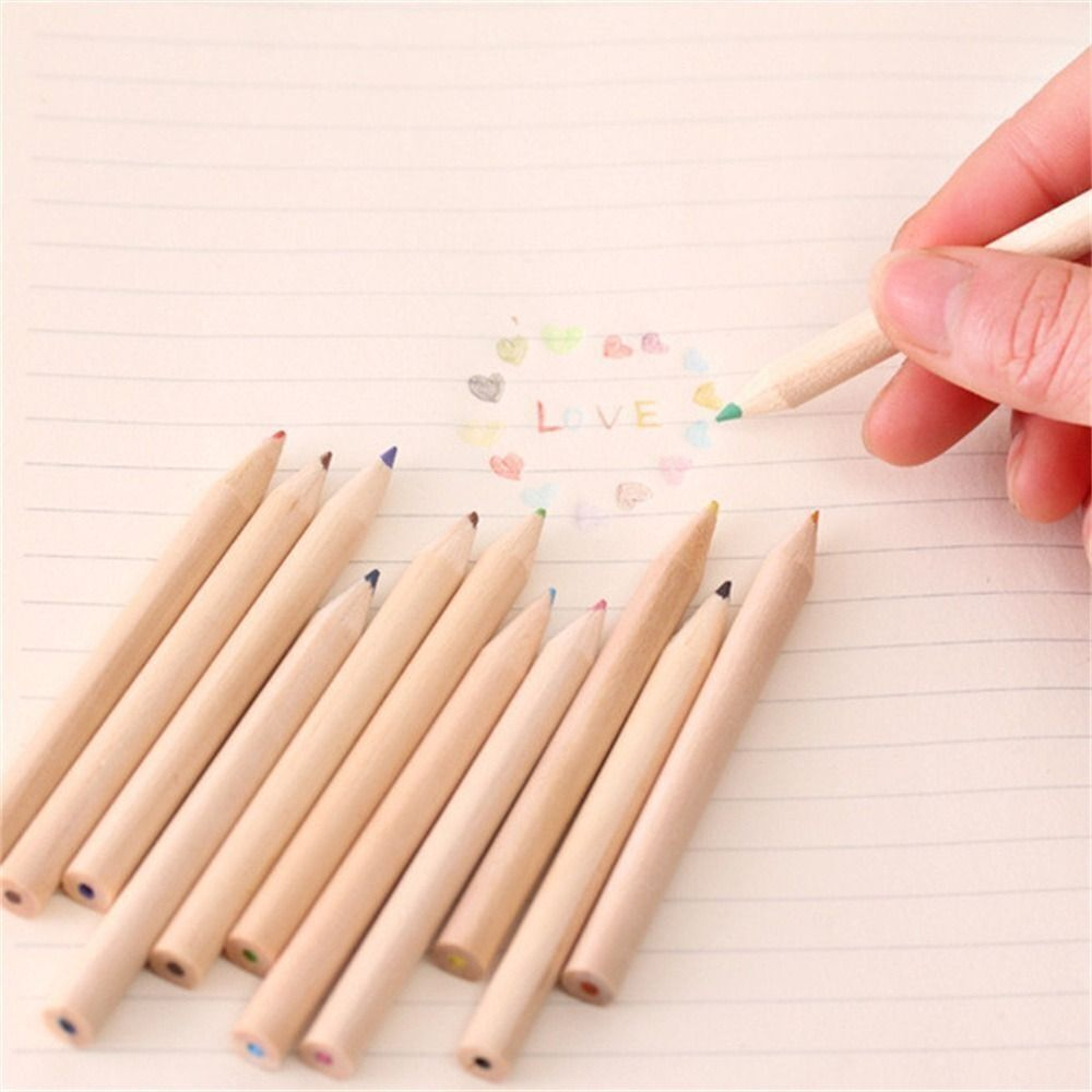 Student Crayons  Portable Colored Pencils For Back To School 2