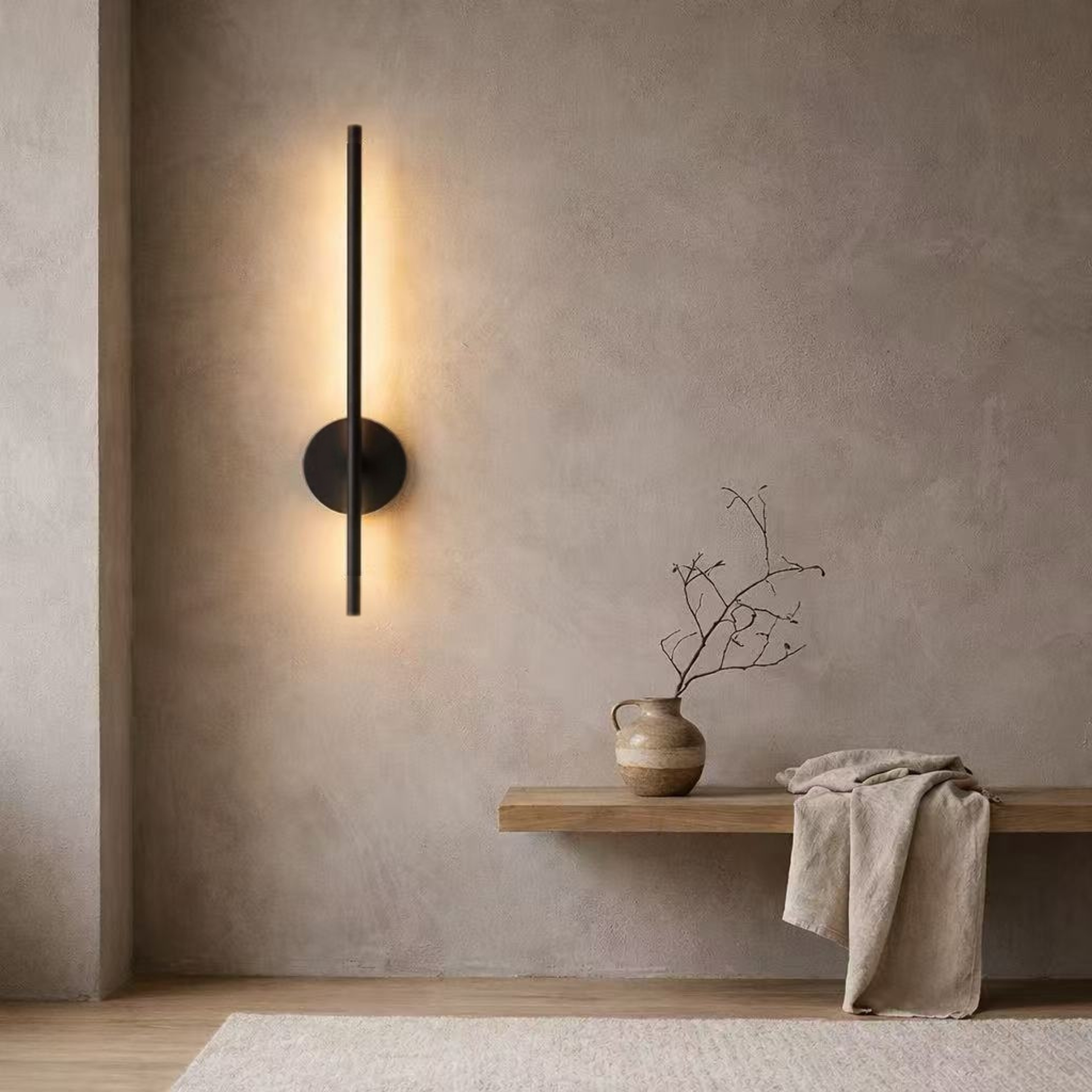 Rechargeable Magnetic LED Wall Sconce Wireless Wall Light For Bedroom Hallway  Living Room 5
