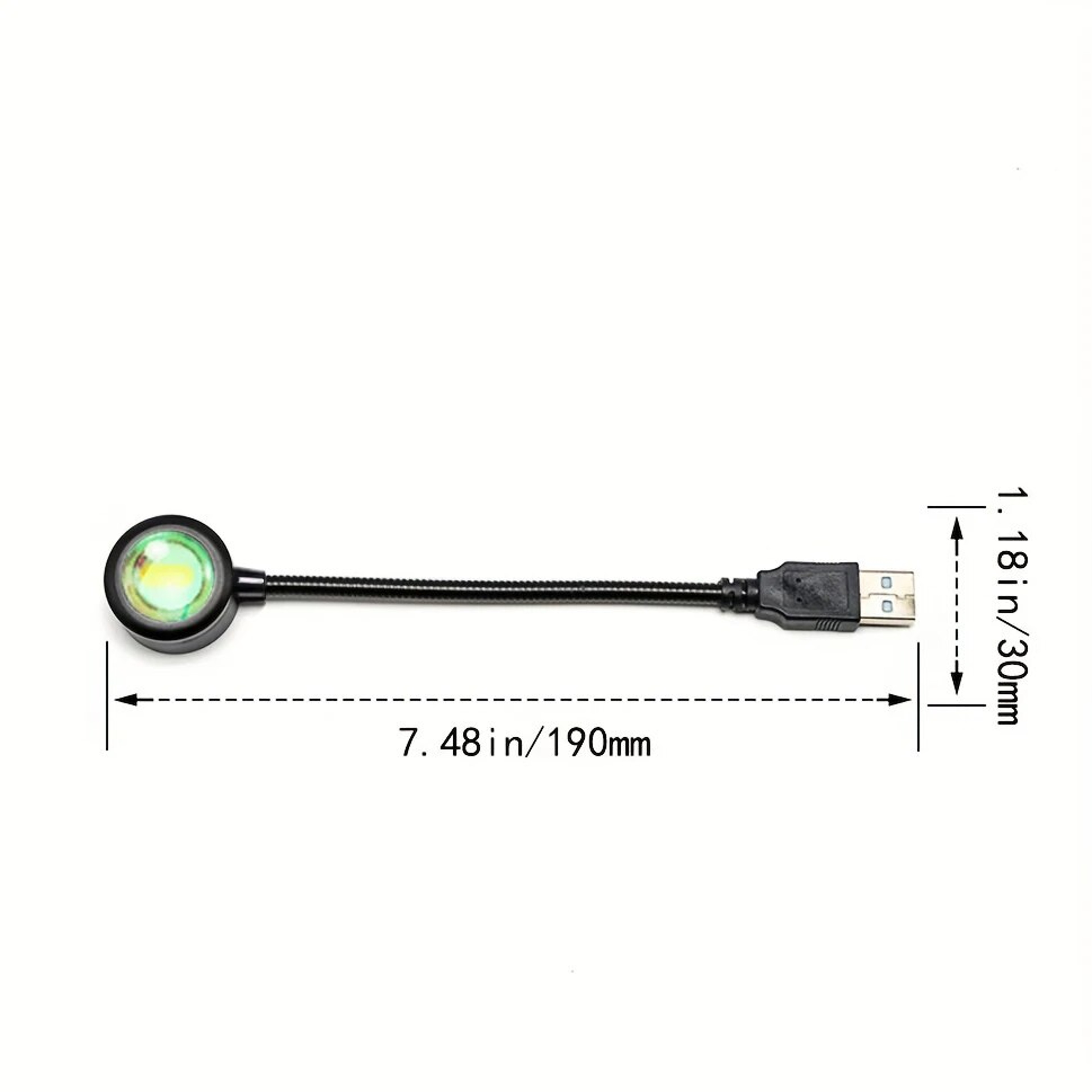 USB Sunset Lamp Projector LED Ambient Mood Light For Bedroom Photography  Room Decor 4