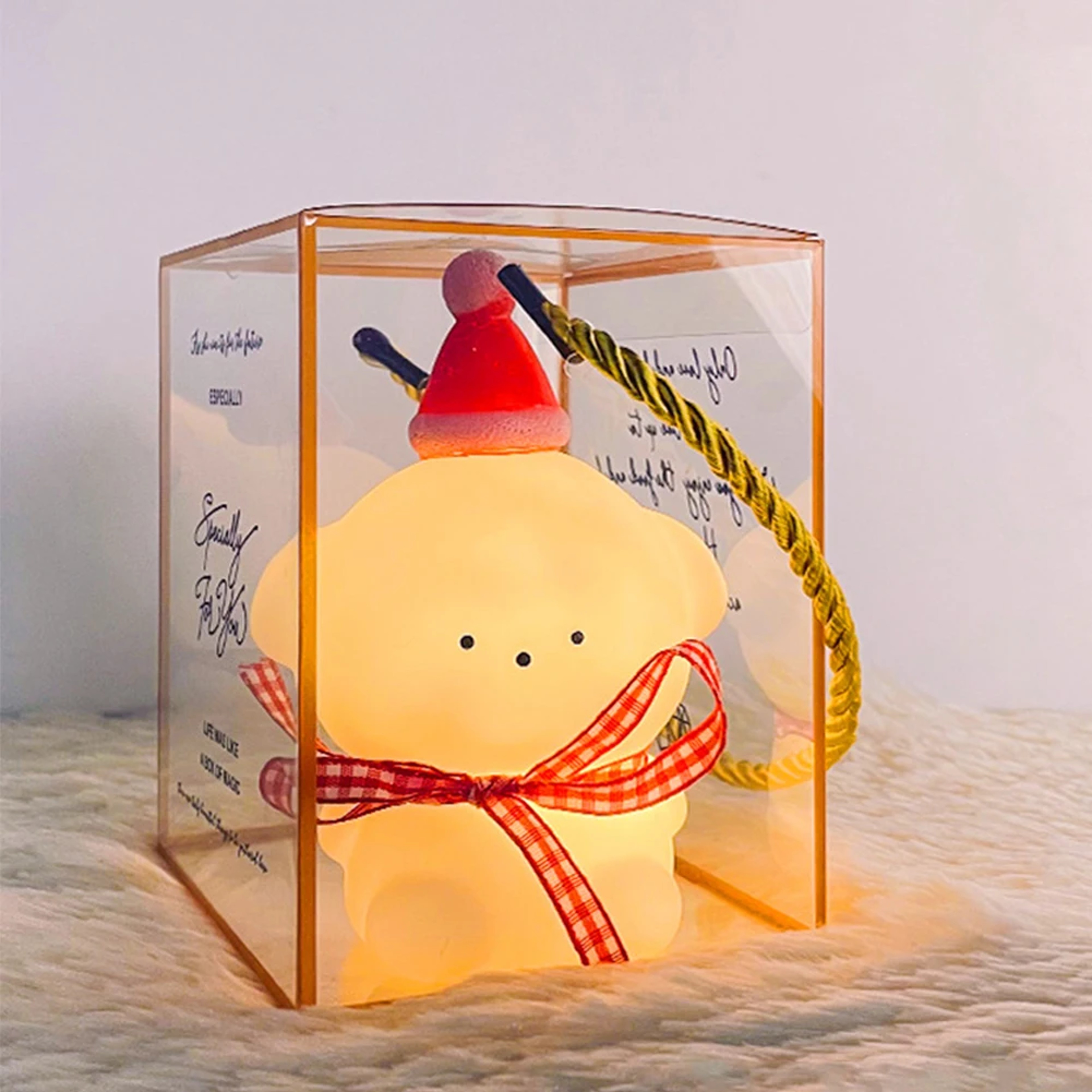 Cute Rabbit Night Light Soft Silicone Touch Lamp For Kids Bedroom Nursery Decor 9