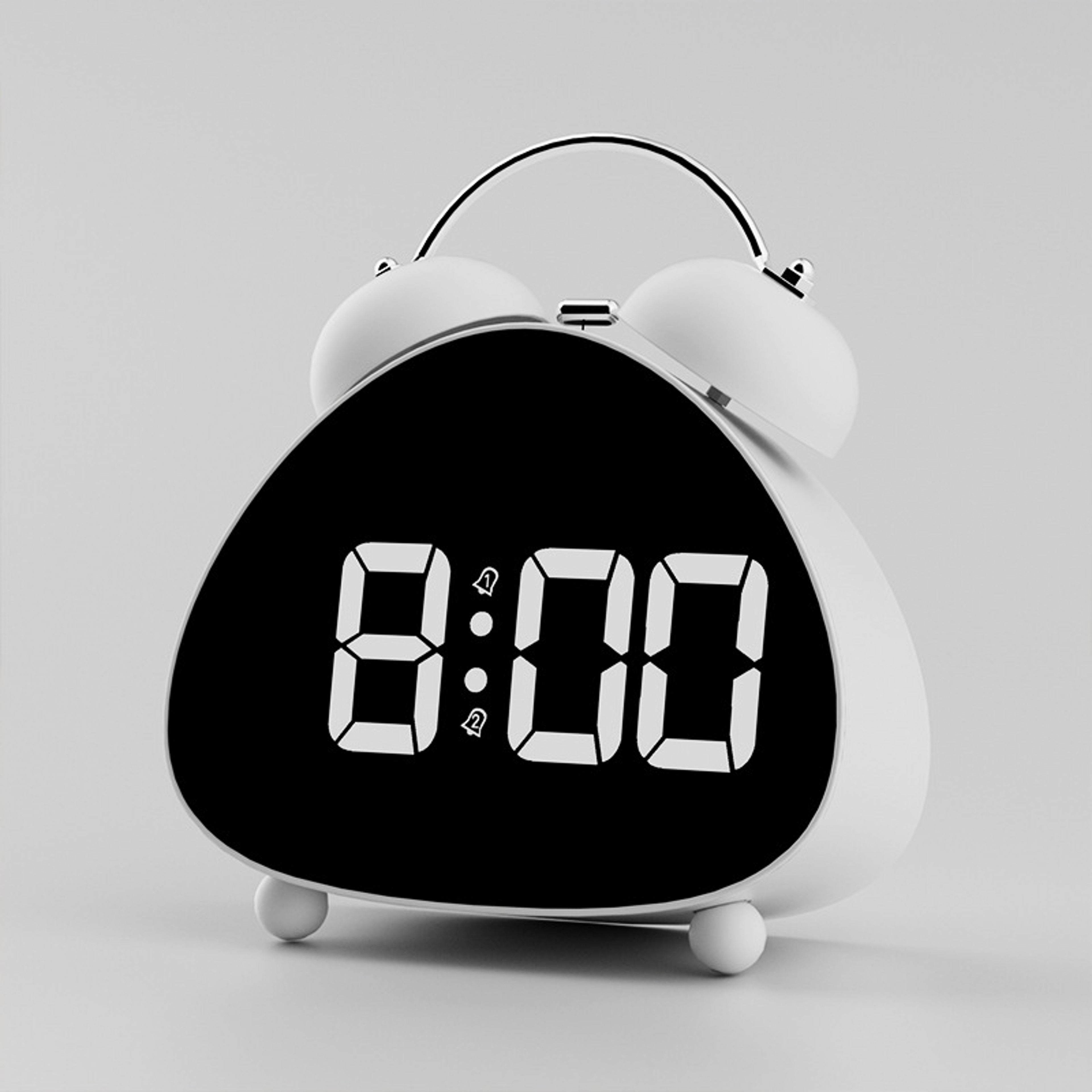 Wake Bright Digital Alarm Clock With Large LED Display Loud Alarm  Snooze For Bedroom Desk 6