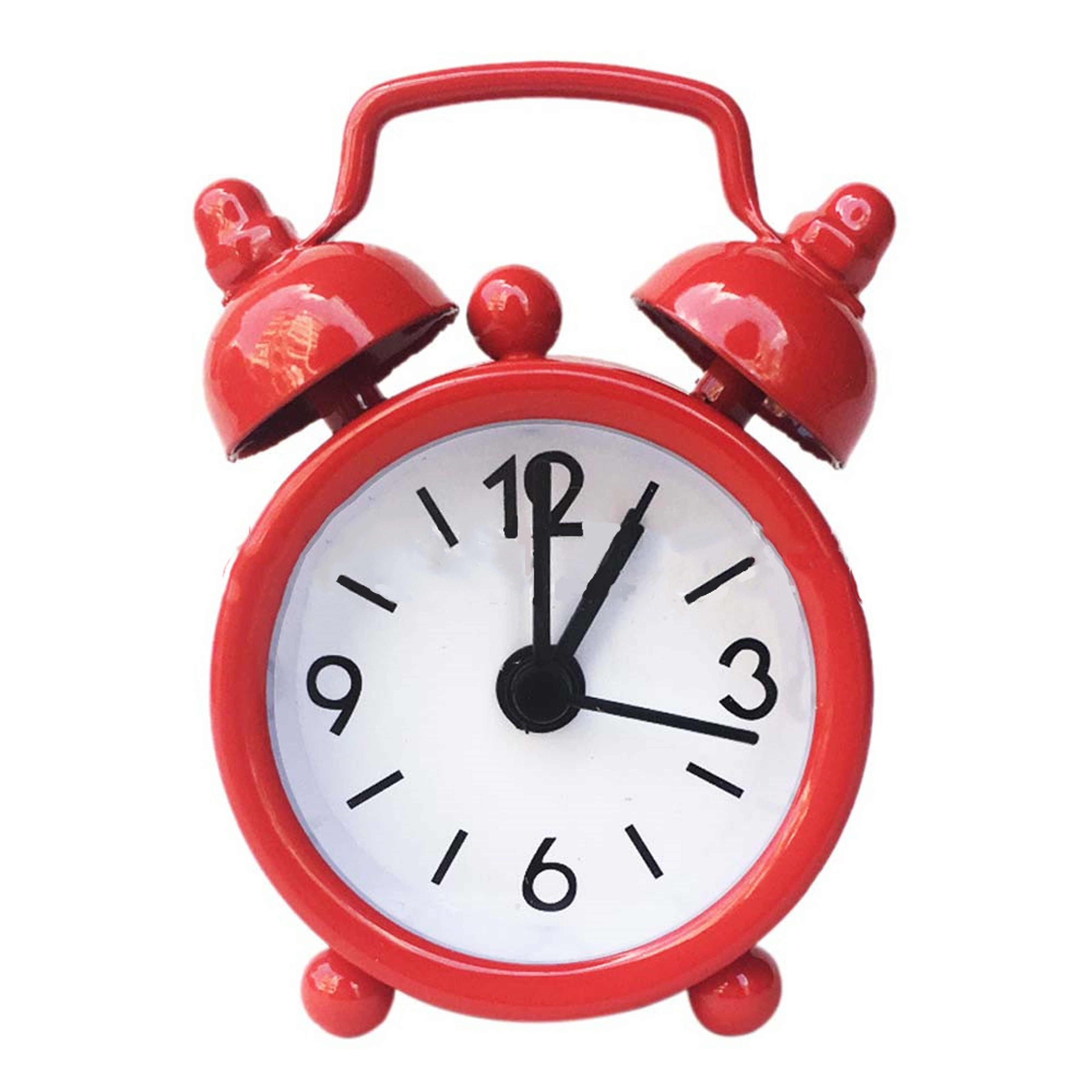 Retro Mini Alarm Clock Portable Desk Clock With Quartz Movement For Bedside  Travel 2