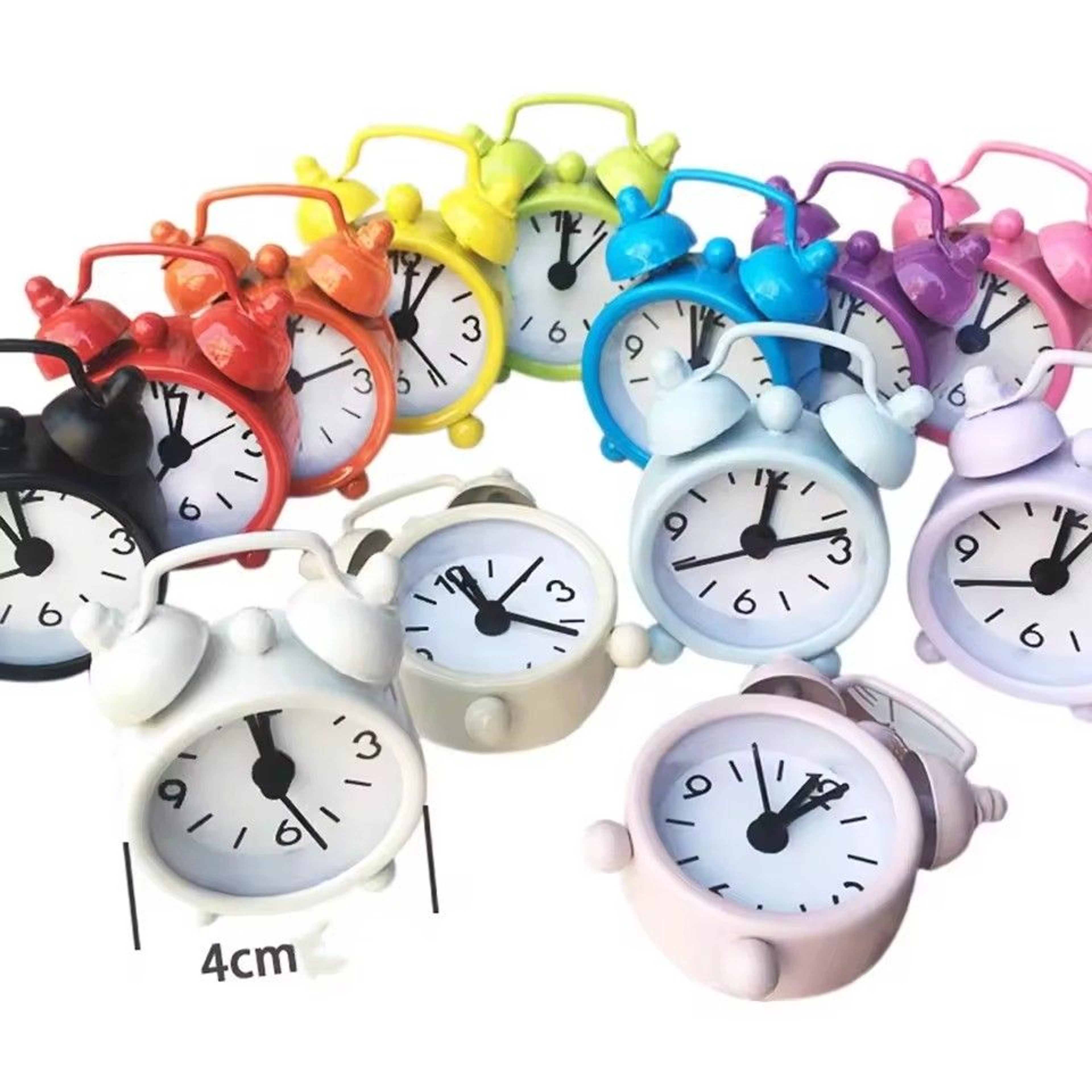 Retro Mini Alarm Clock Portable Desk Clock With Quartz Movement For Bedside  Travel 1