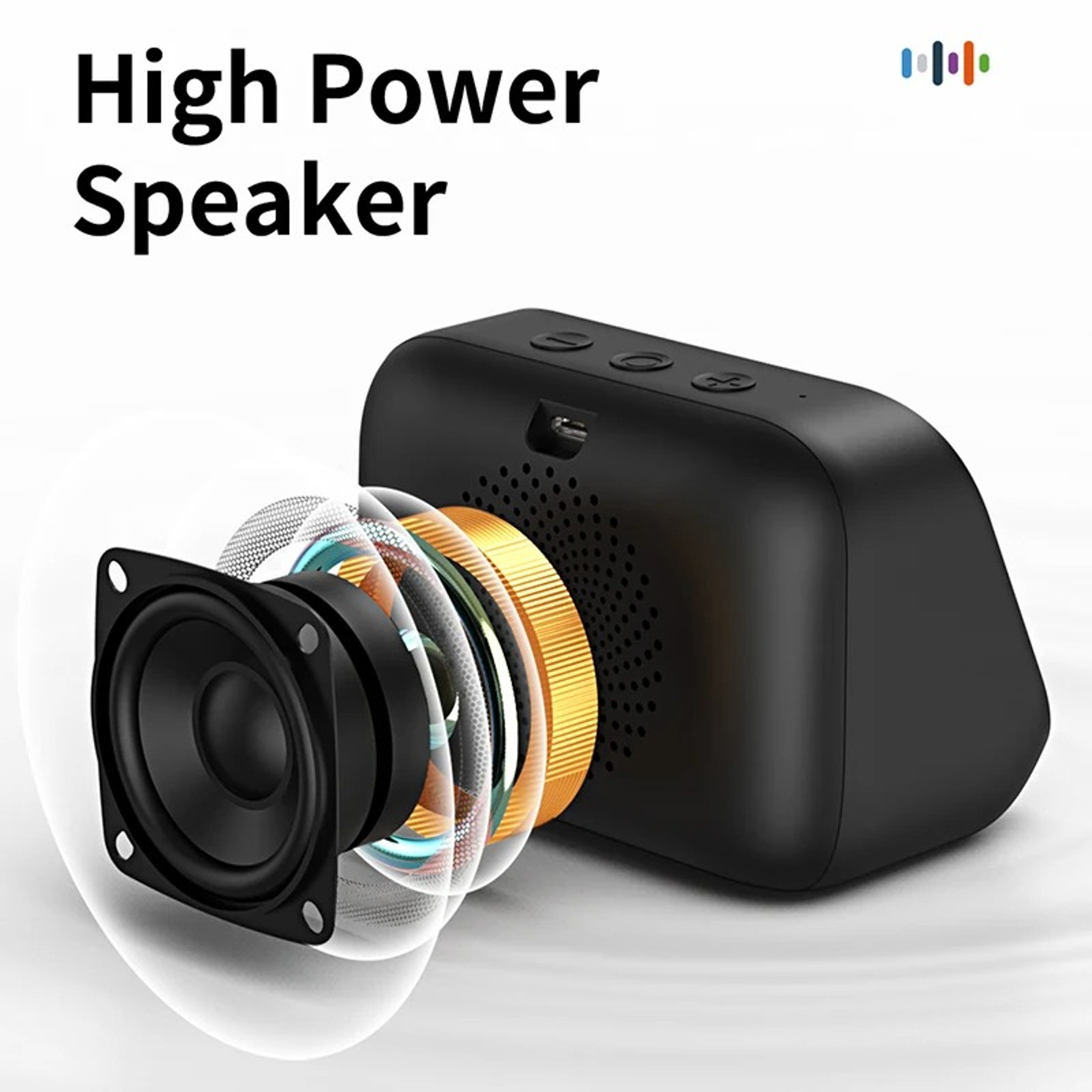 Smart Bluetooth Alarm Clock Speaker With Weather Display Digital Photo Frame  APP Control 5