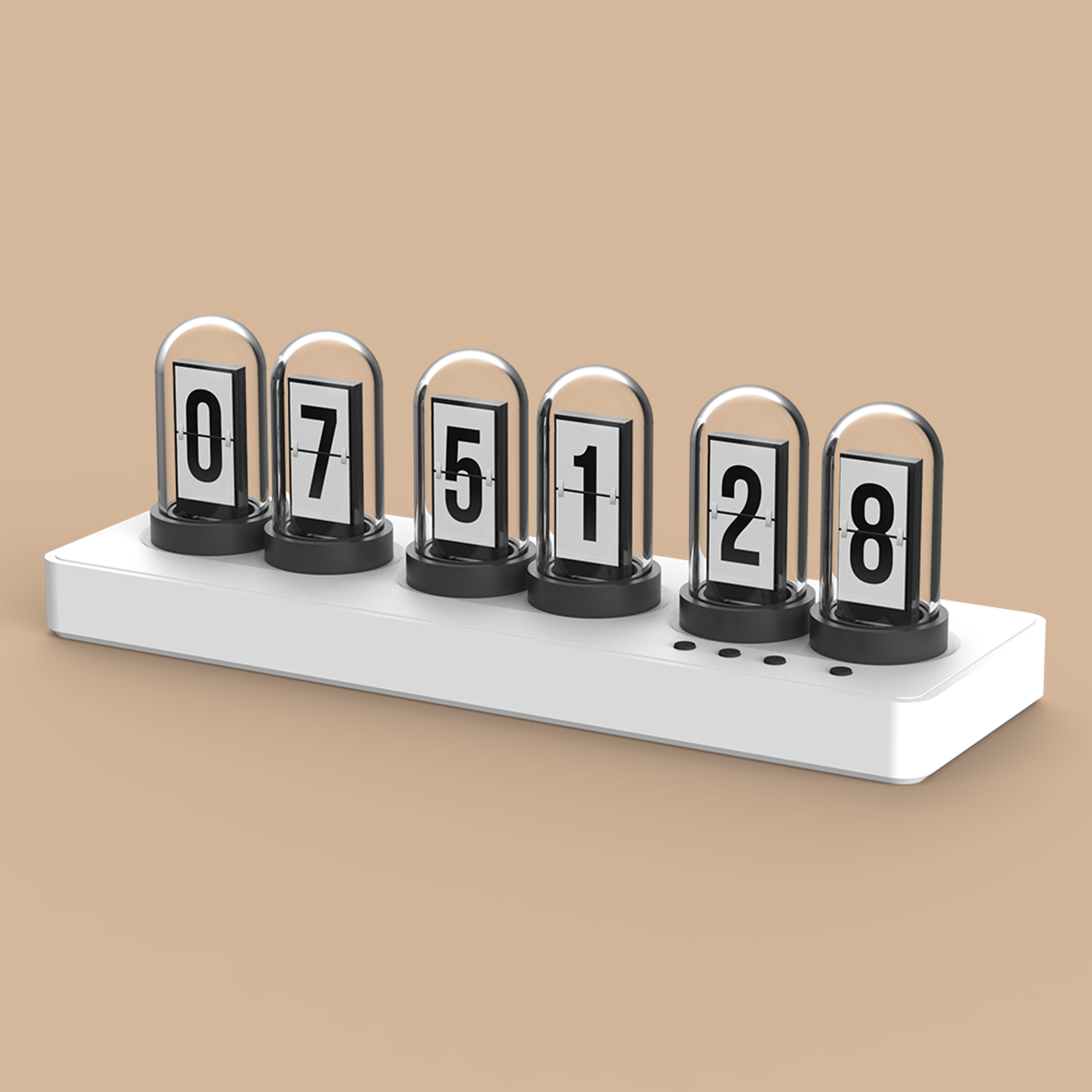 WiFi IPS Nixie Tube Clock With Smart Alarm  Custom RGB Display 12