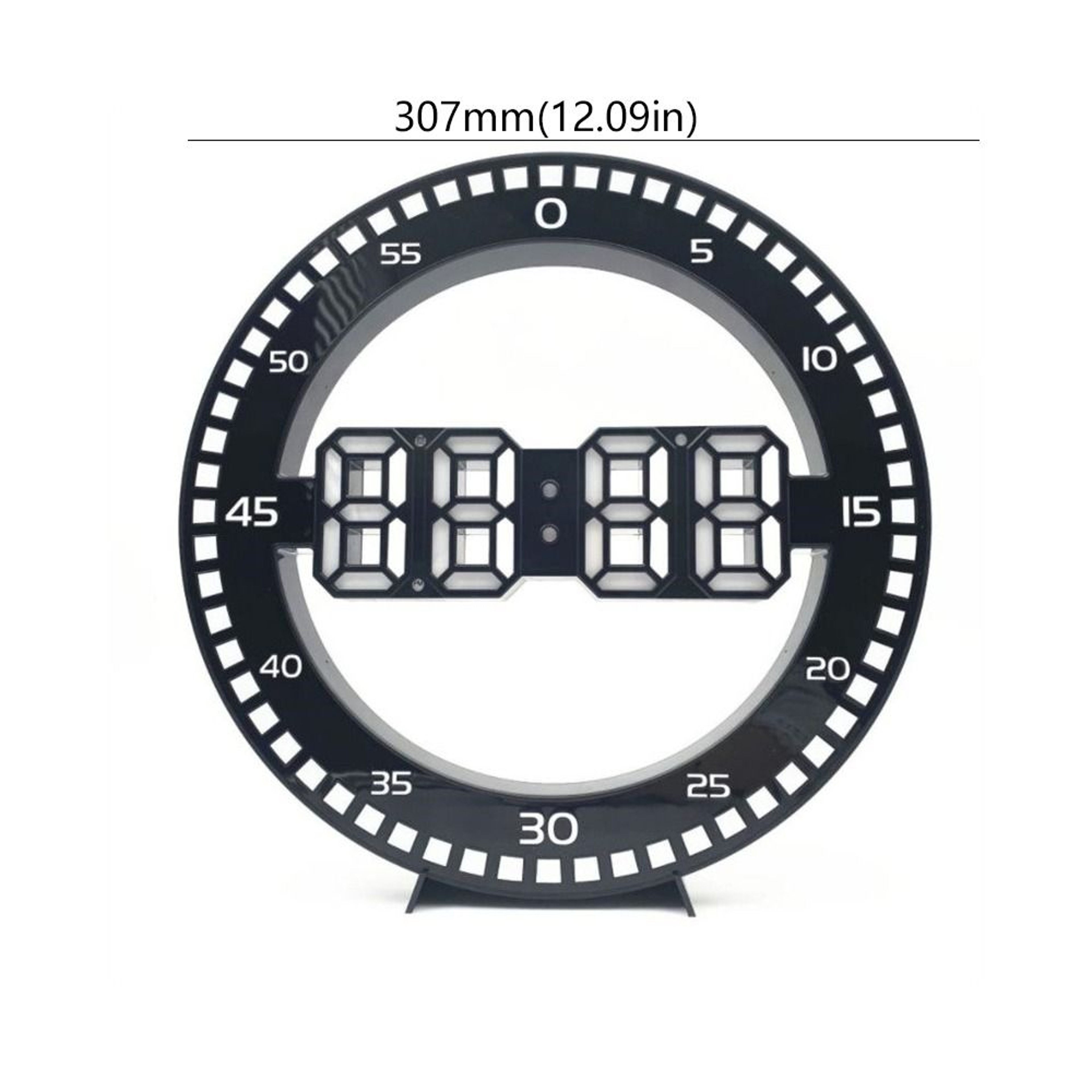 Large LED Digital Wall Clock With Silent Display Modern Electronic Wall Clock For Home  Office 5