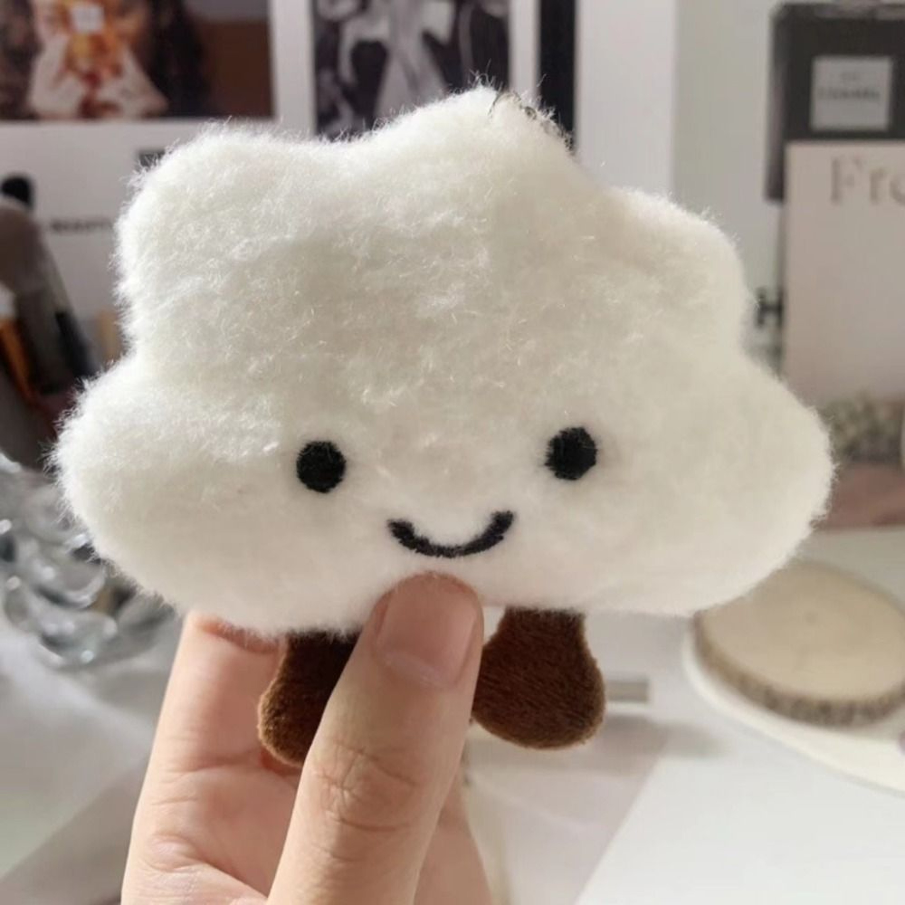 Cute Cloud Keychain Couple Pendant Kawaii Backpack Charm Gifts – view 1