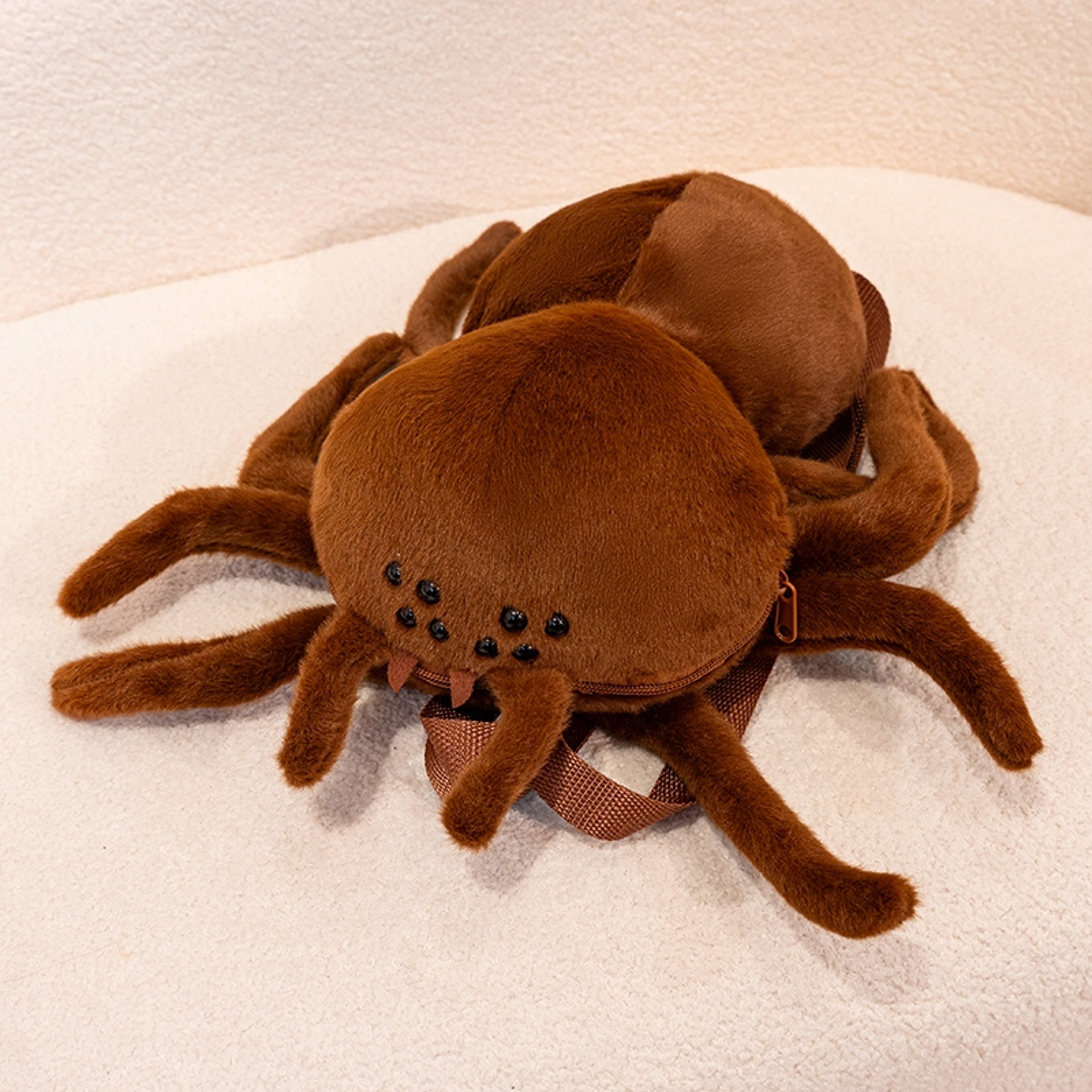 Realistic Spider Plush Backpack Cute Insect Shoulder Bag For Kids Gift 0