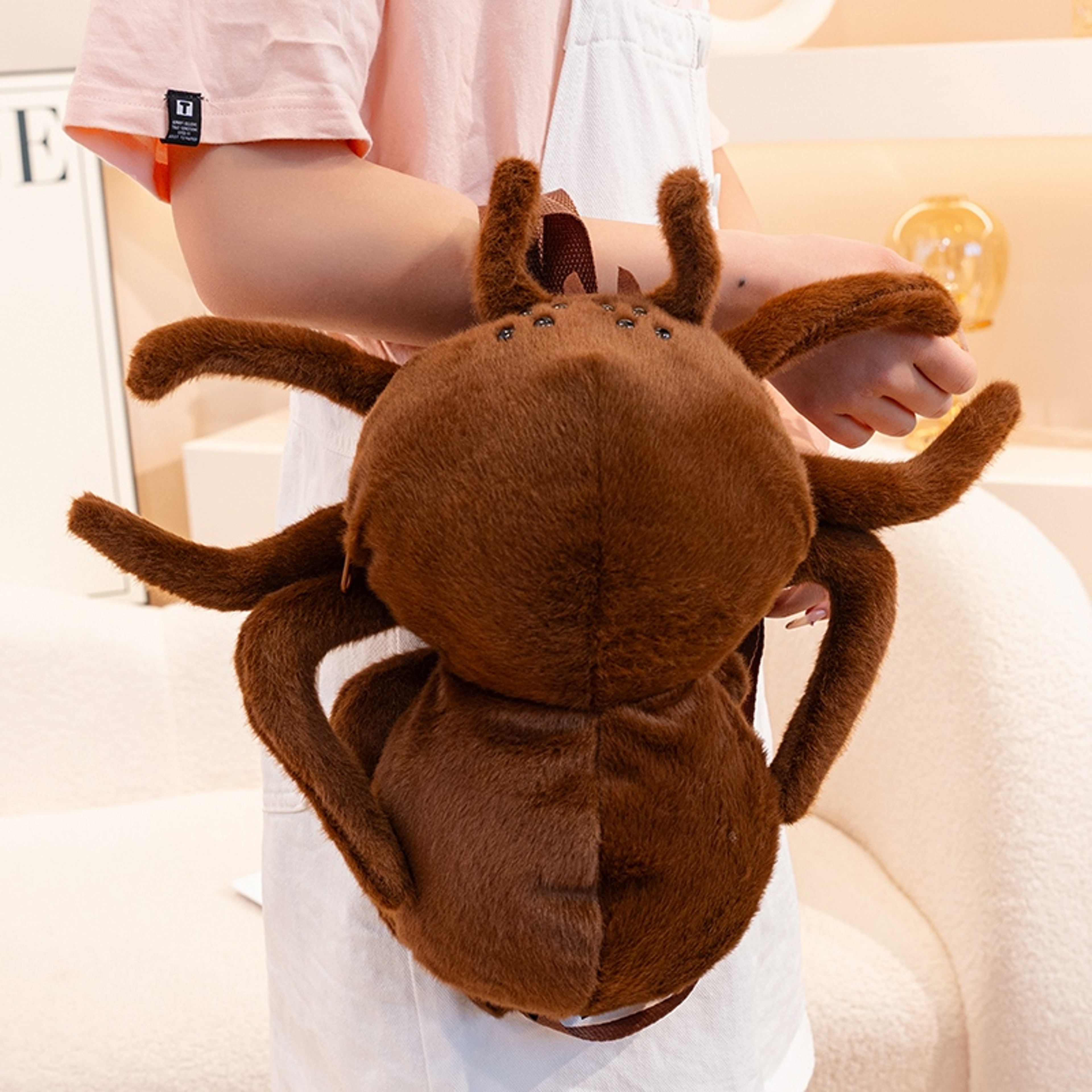 Realistic Spider Plush Backpack Cute Insect Shoulder Bag For Kids Gift 1