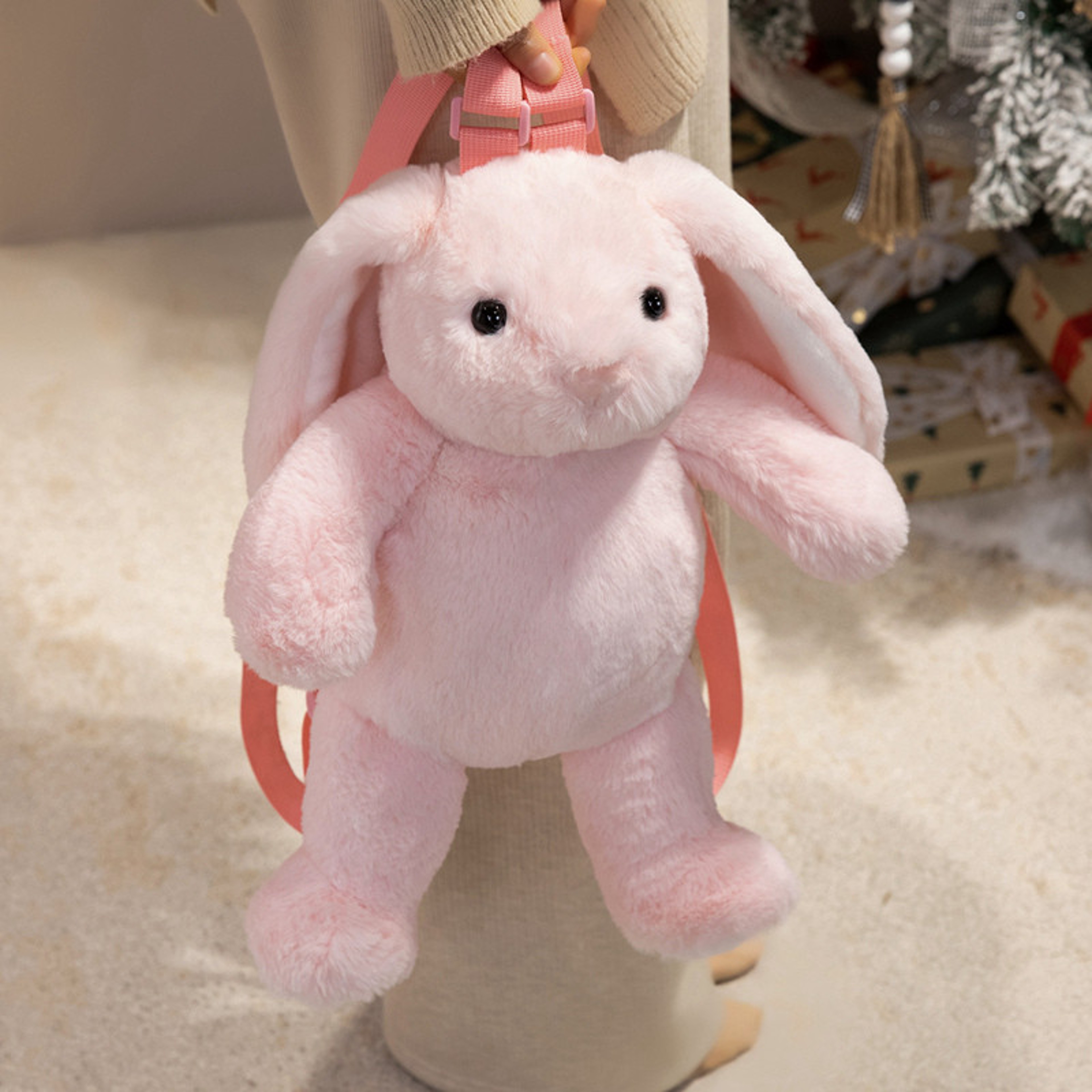 Plush Animal Backpack For Kids Soft Stuffed Animal Bag Cute School Travel Gift 4