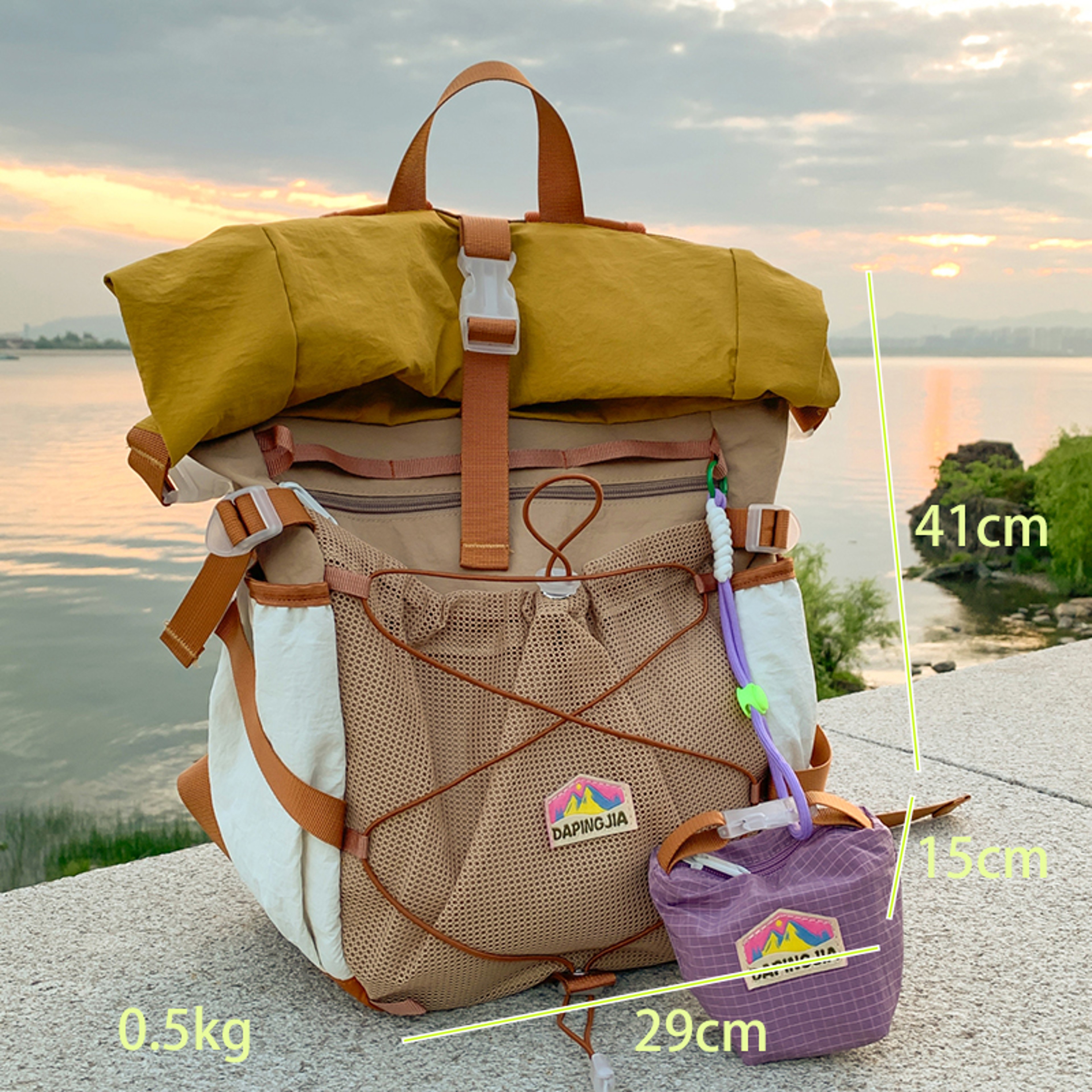 AdventureFlex Water Resistant Hiking Backpack For Travel  Camping With Backpack Comfort 3