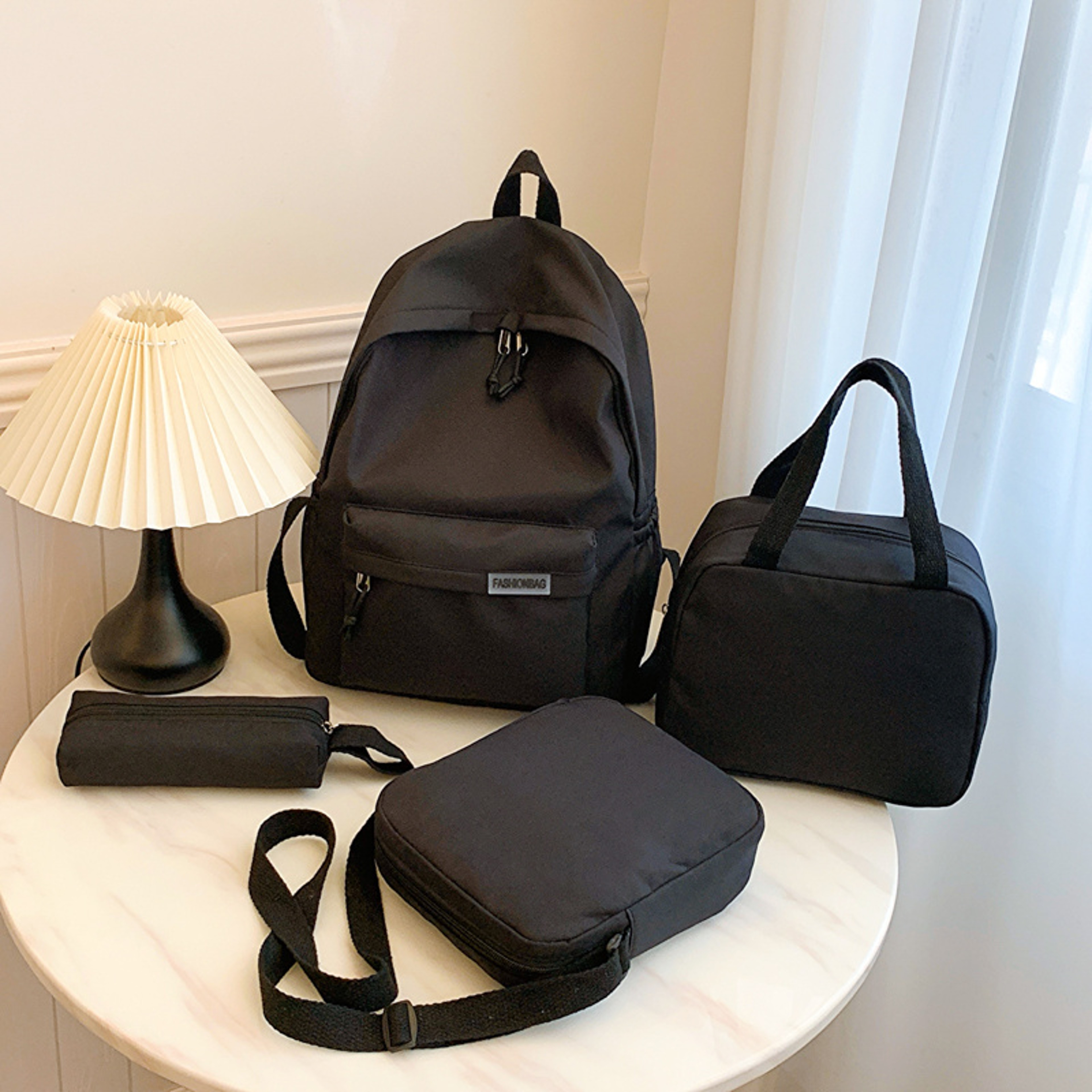 Campus Ready back to school backpack Set with Large Capacity Nylon School Essentials – view 5