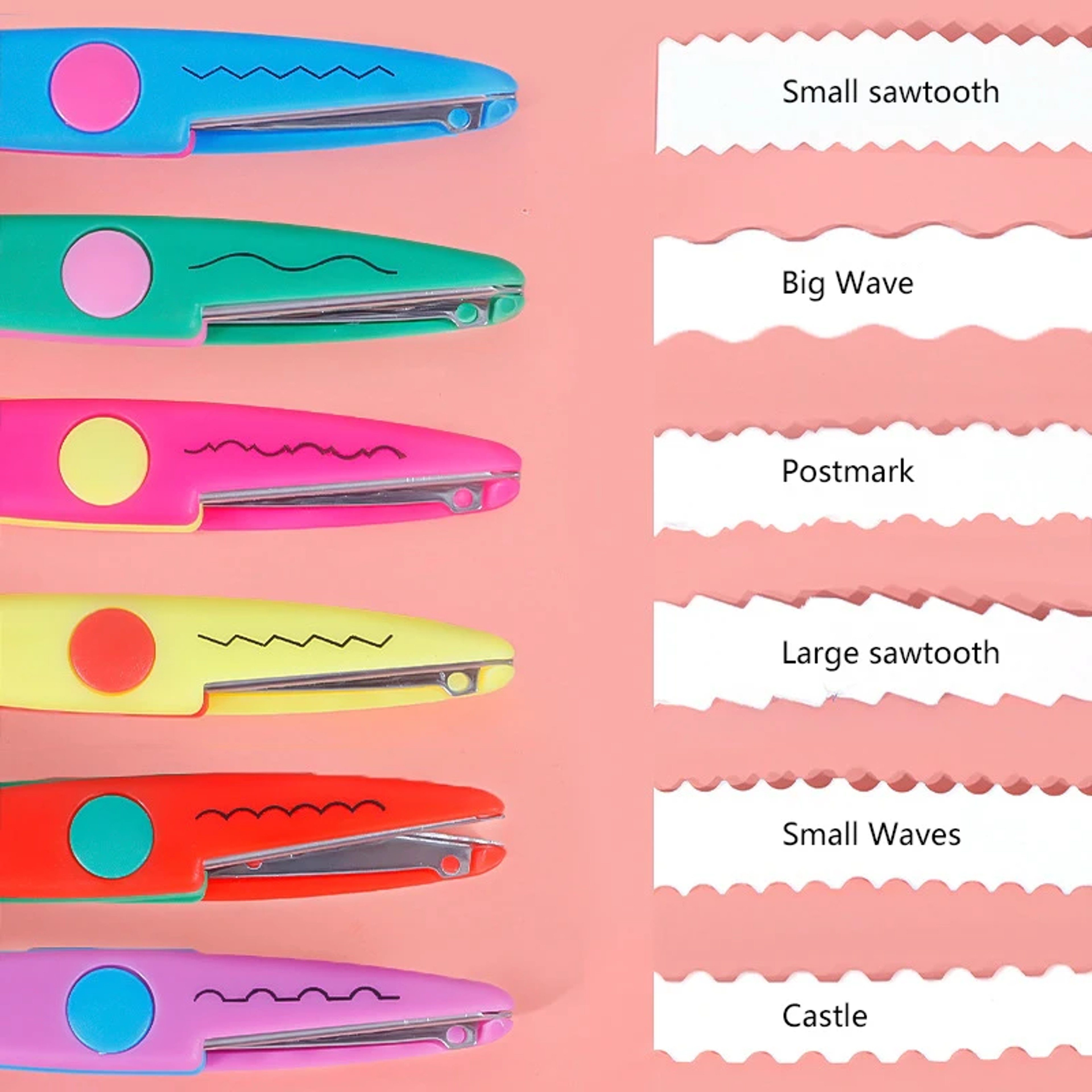 Decorative Craft Scissors With Pattern Edges For Kids DIY Scrapbooking 4