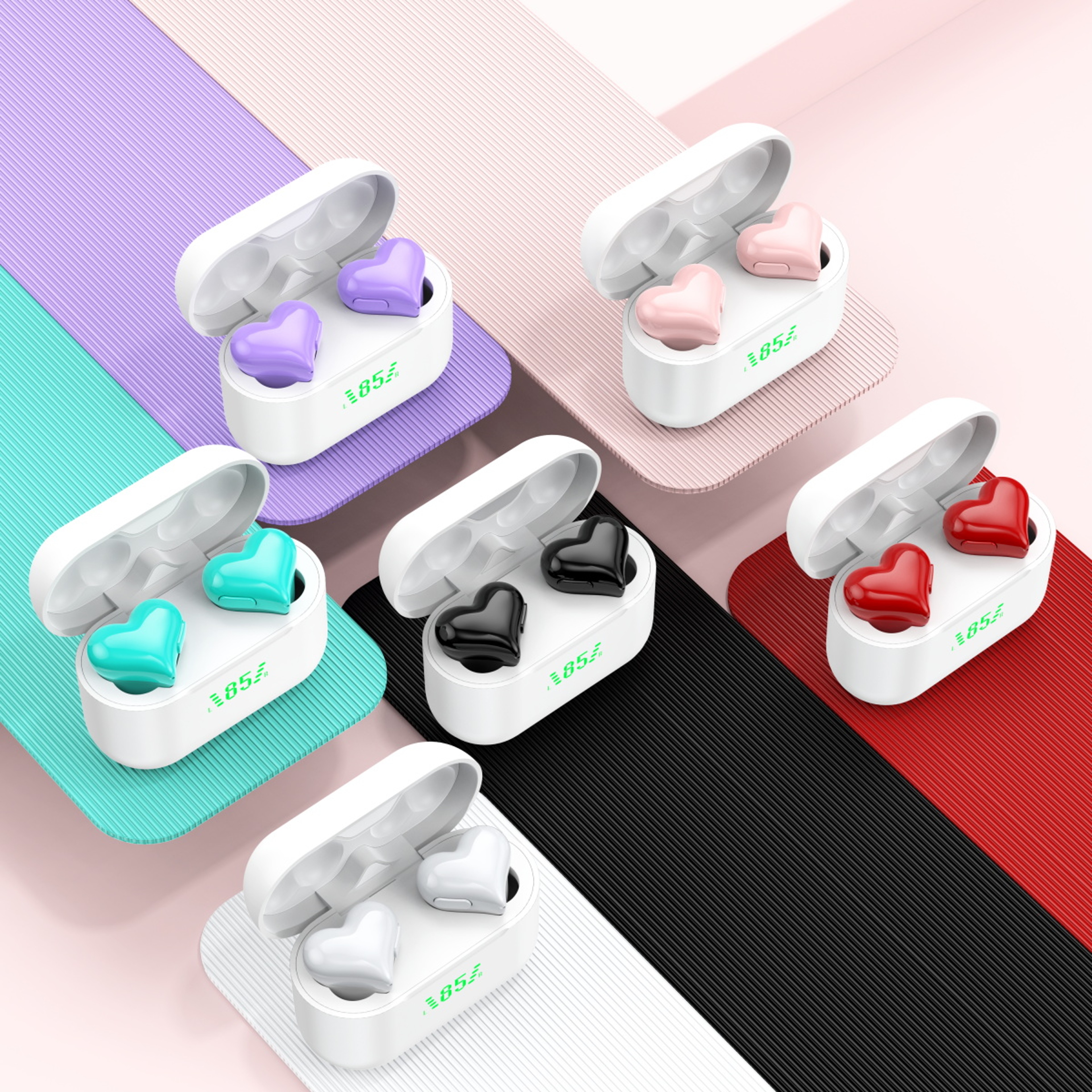 FashionFit Wireless Bluetooth Earbuds With Microphone For Android  IPhone 0