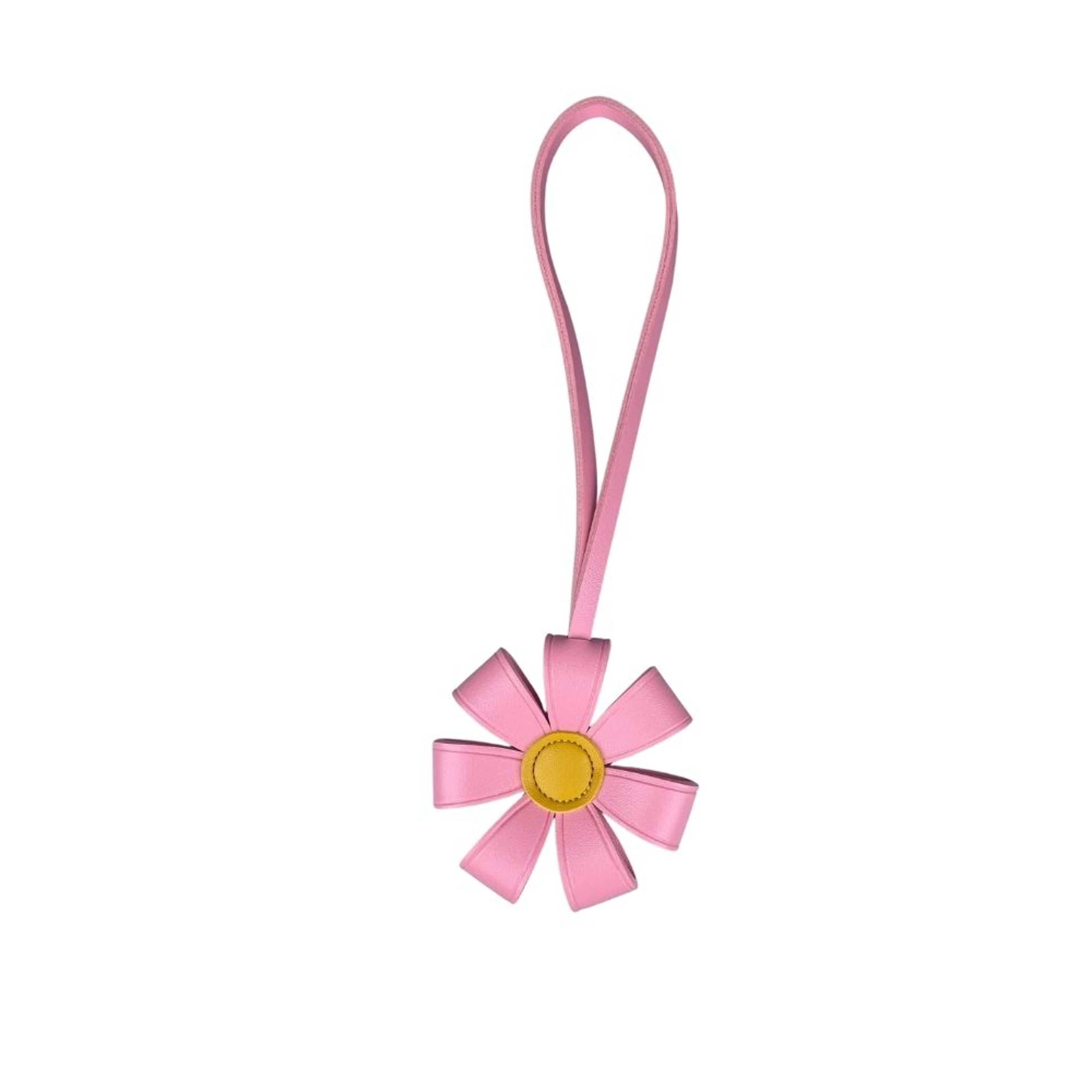 Sunflower PU Leather Bag Charm Floral Keychain for Handbags and Purses – view 8