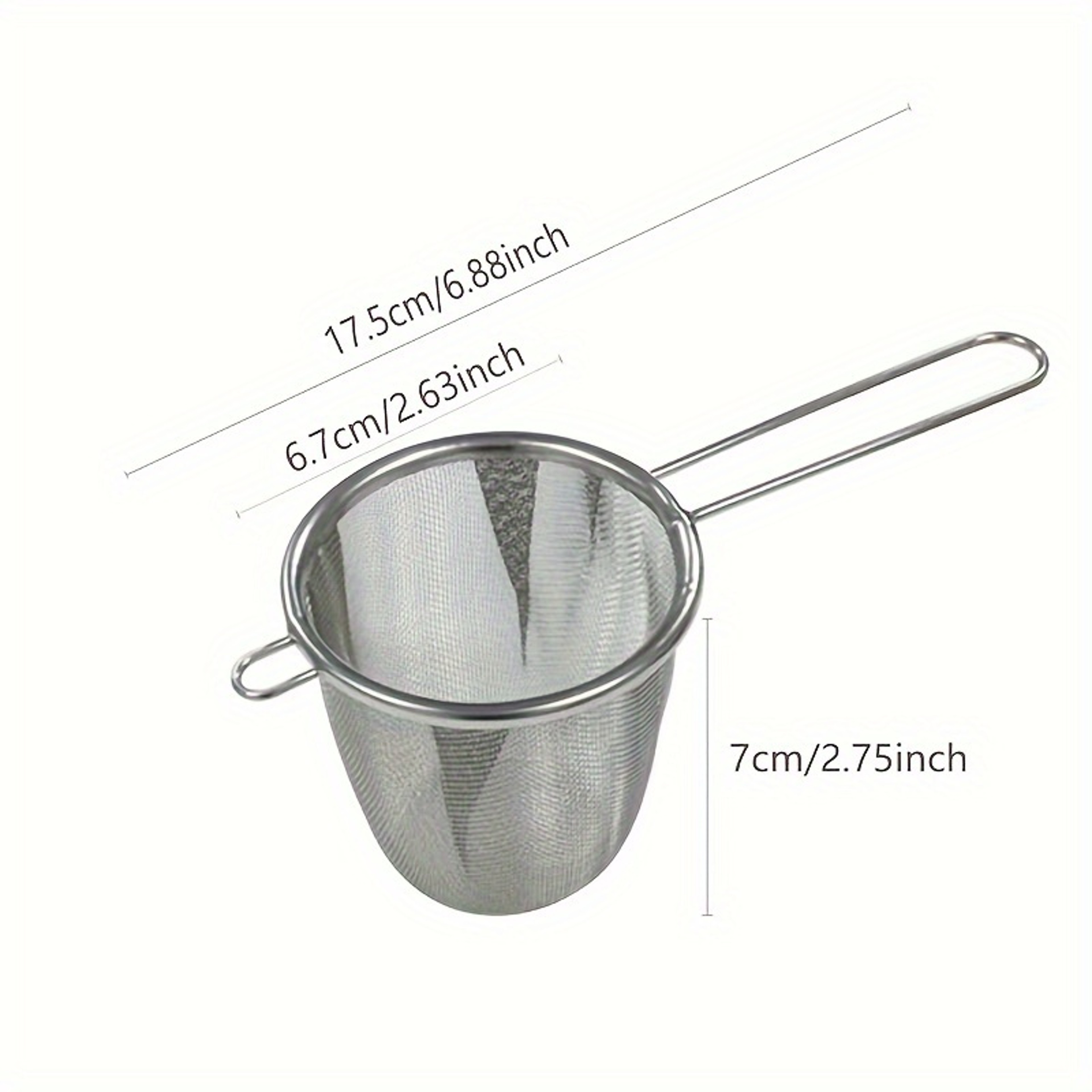 Tea Infuser With Handle Fine Mesh Reusable Loose Leaf Tea Strainer 4
