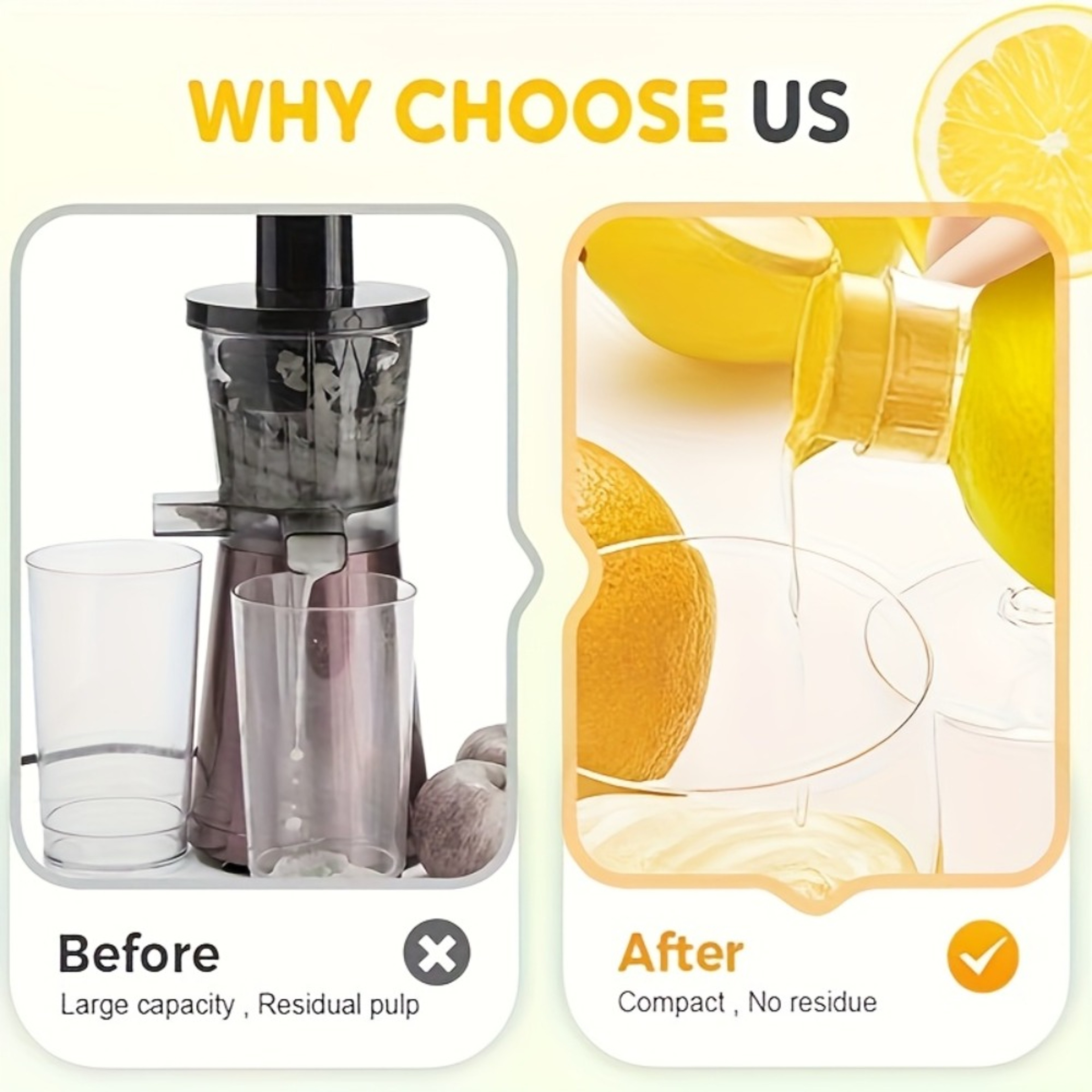 Portable Lemon Squeezer Manual Citrus Juicer With Built In Filter And Screw Top Lid 2