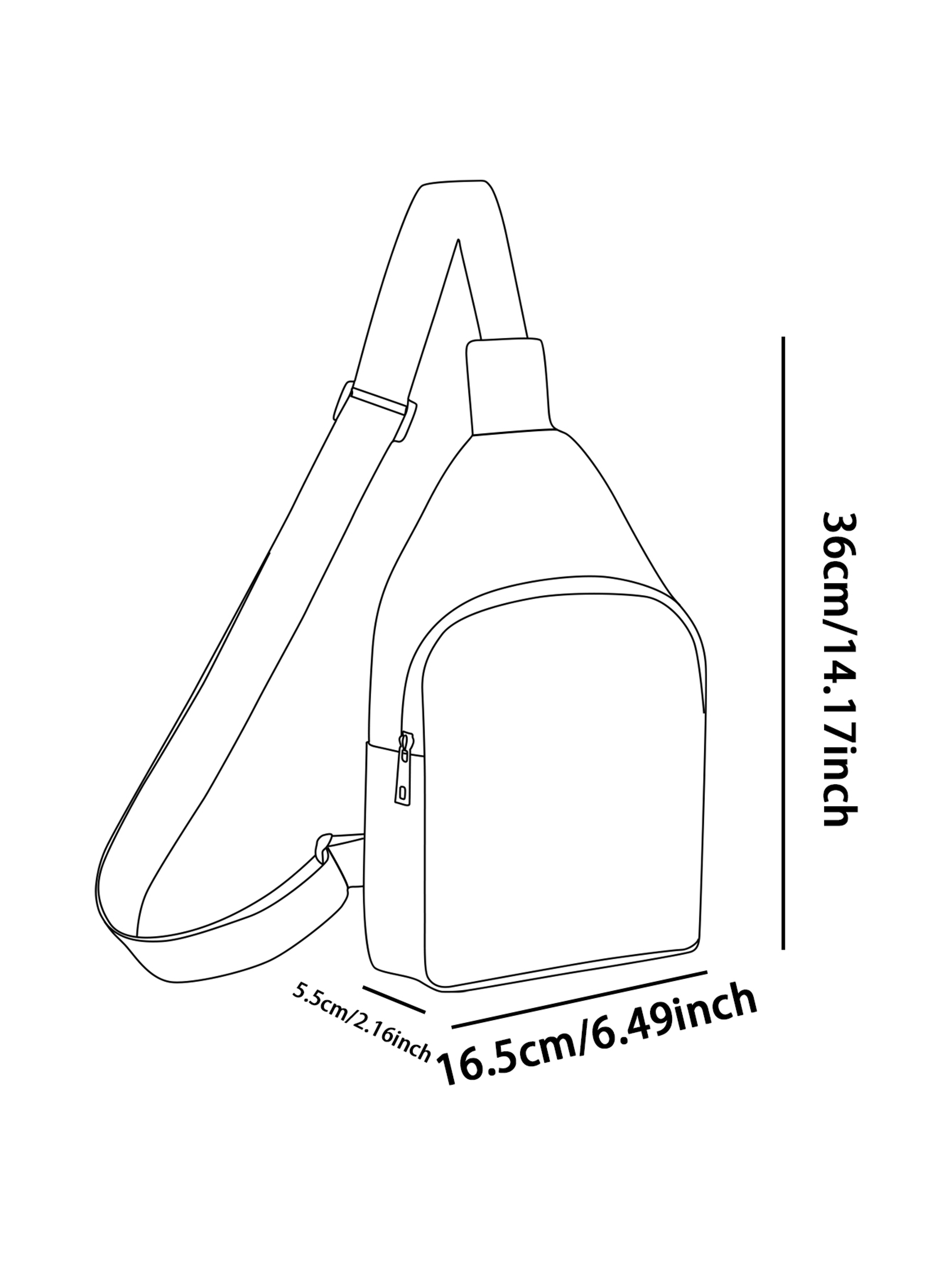 Cat Pattern Chest Bag Lightweight Crossbody Sling Bag For Travel School And Daily Use 4