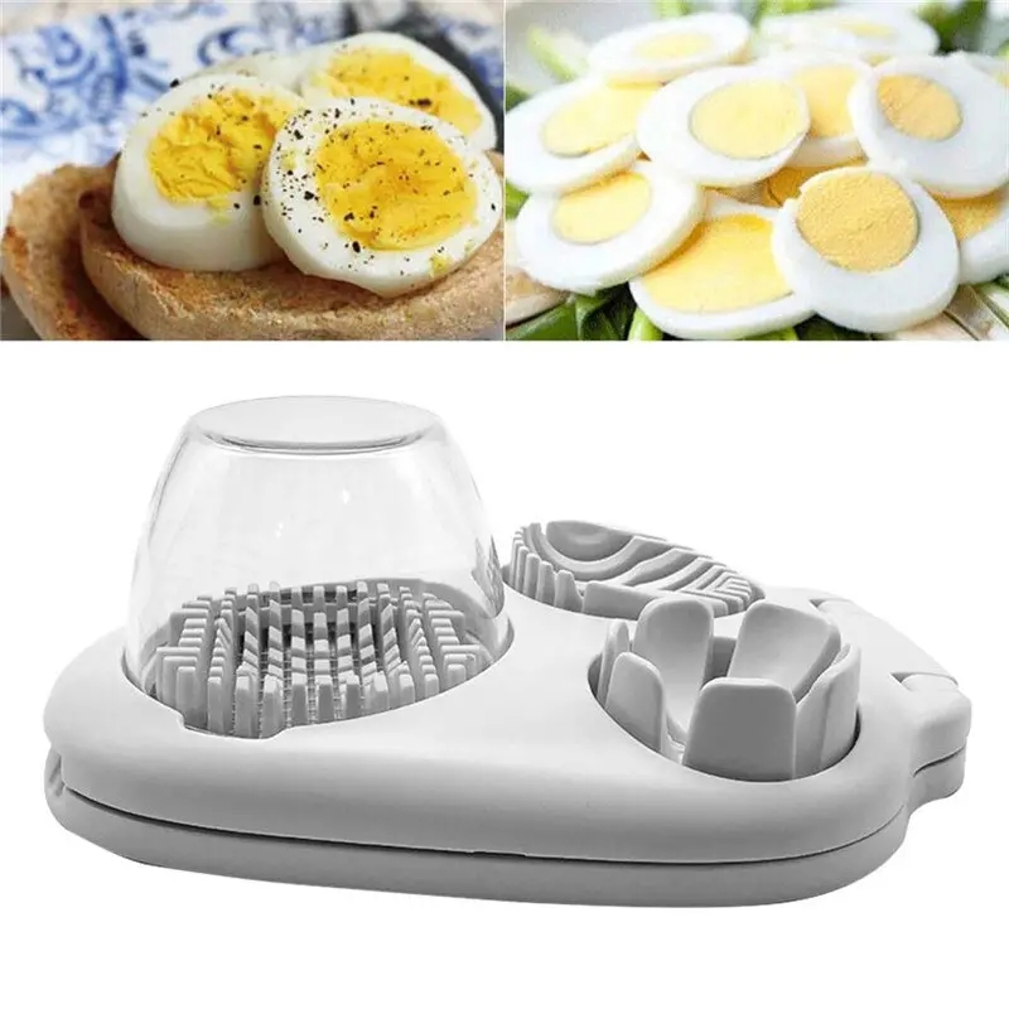 Egg Slicer Tool Multifunctional Egg Cutter For Boiled Eggs Fruits And Vegetables 1