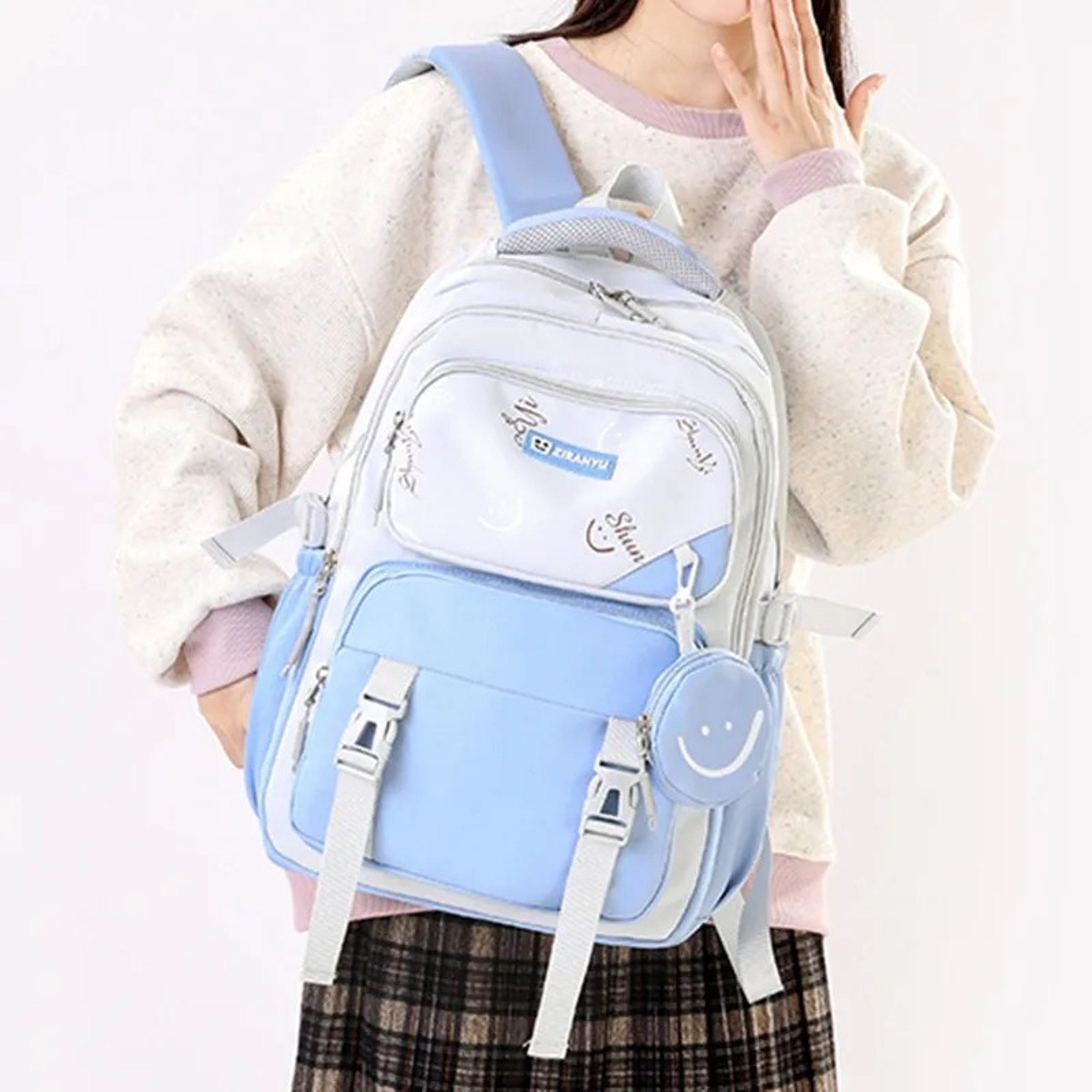 Girls Elementary School Backpack Lightweight Student Book Bag 5