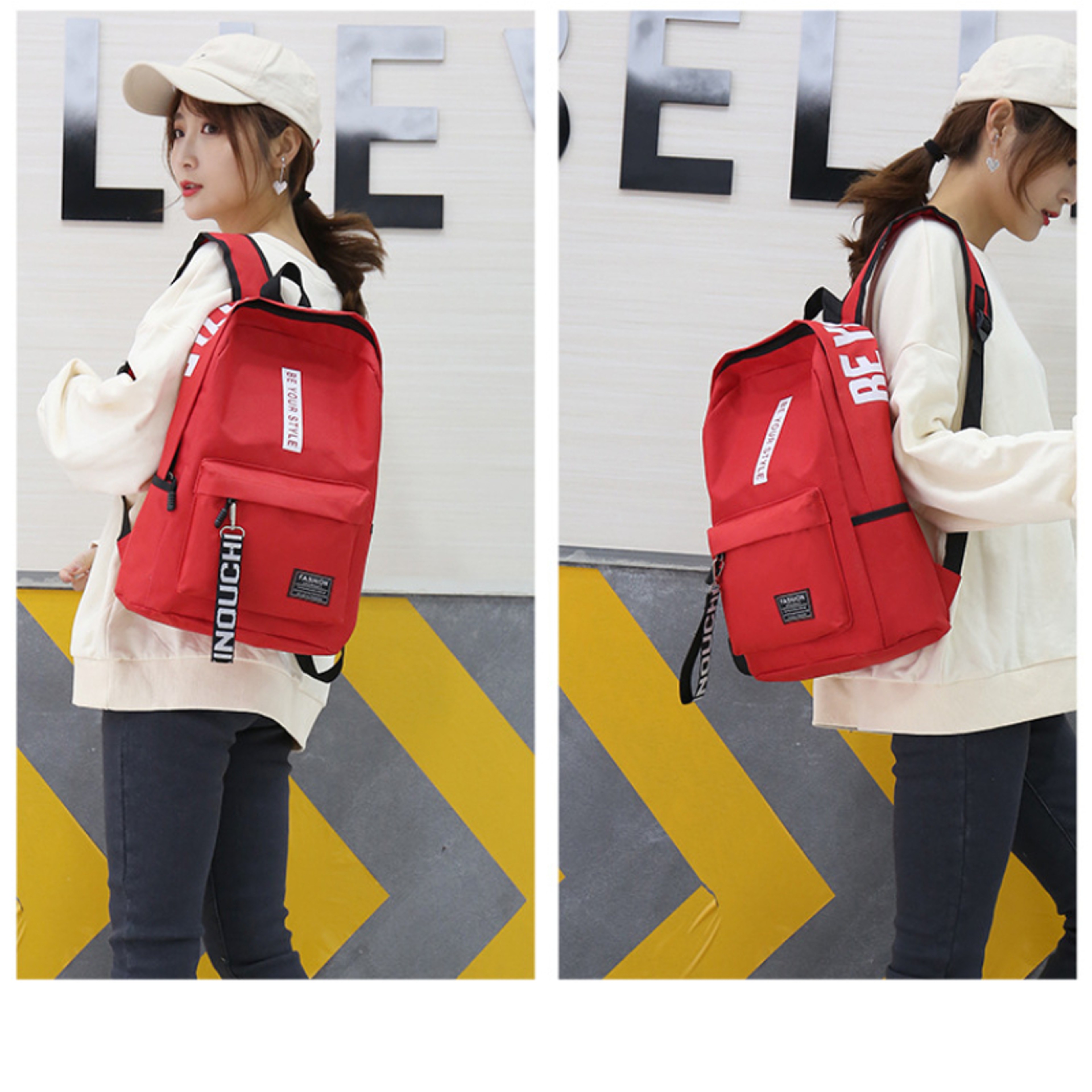 Large Capacity Oxford Backpack For Students School Travel Bag 4