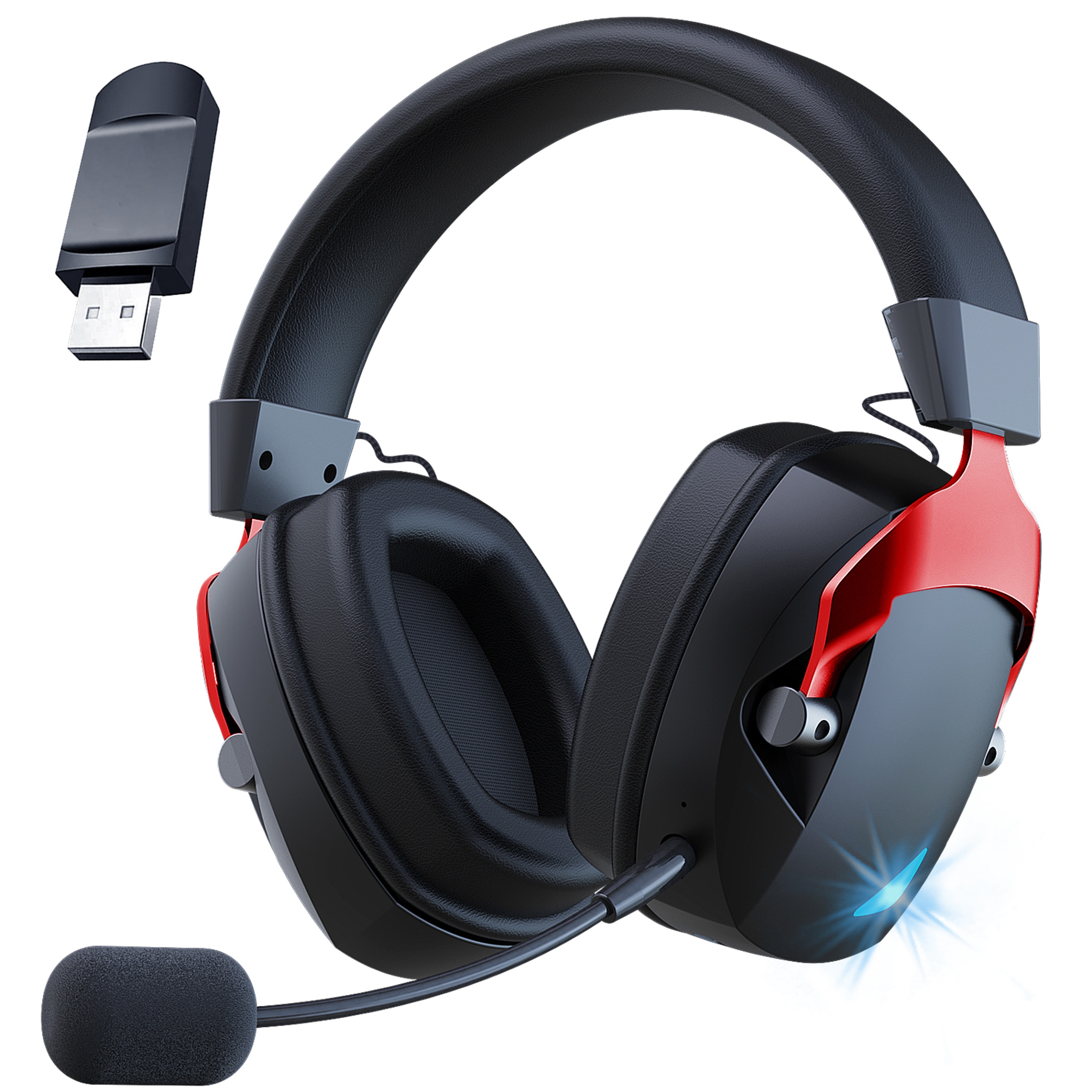 Wireless Gaming Headset With Microphone For Switch Bluetooth Audio 8