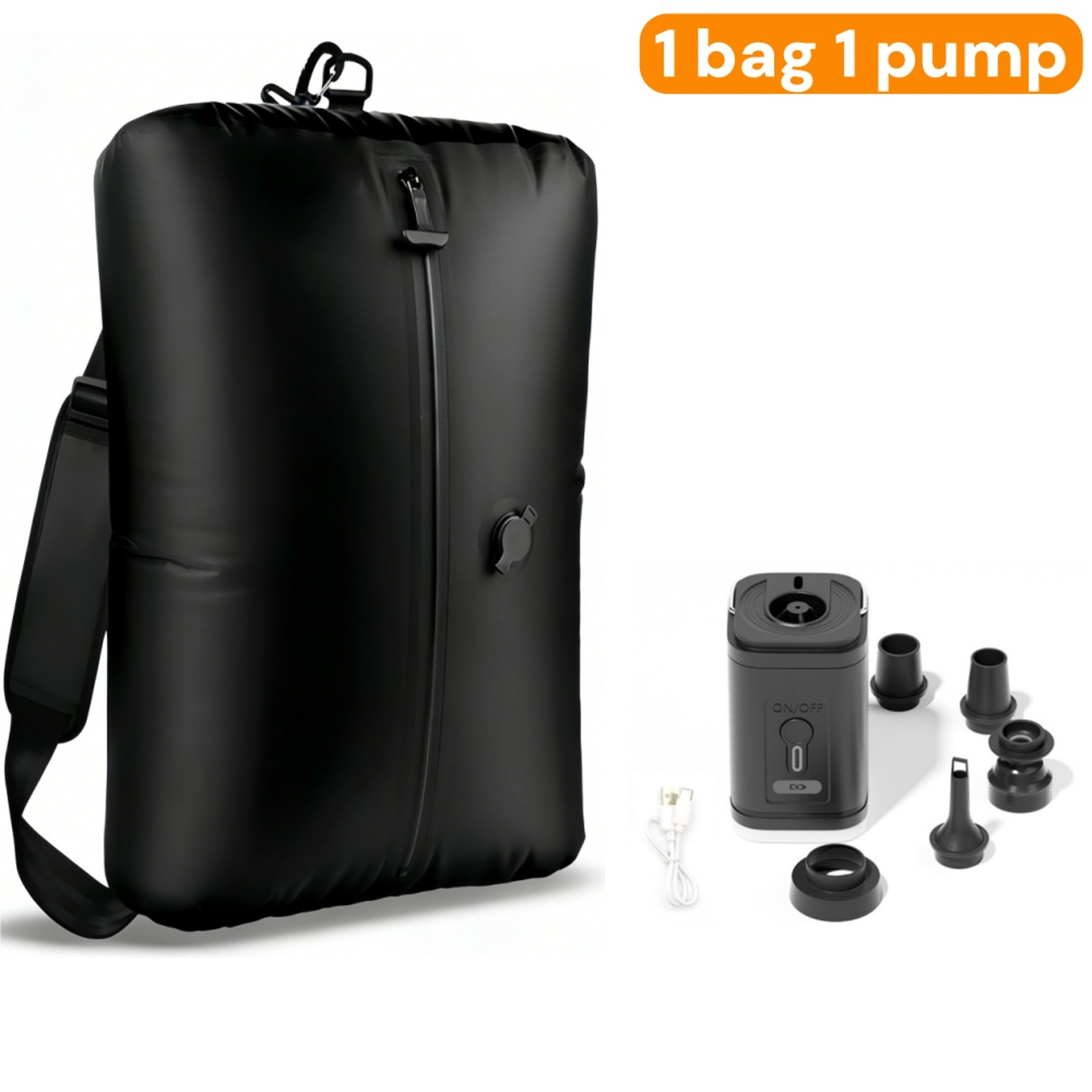 Vacuum Compression Backpack With Air Pump For Travel And Storage 7
