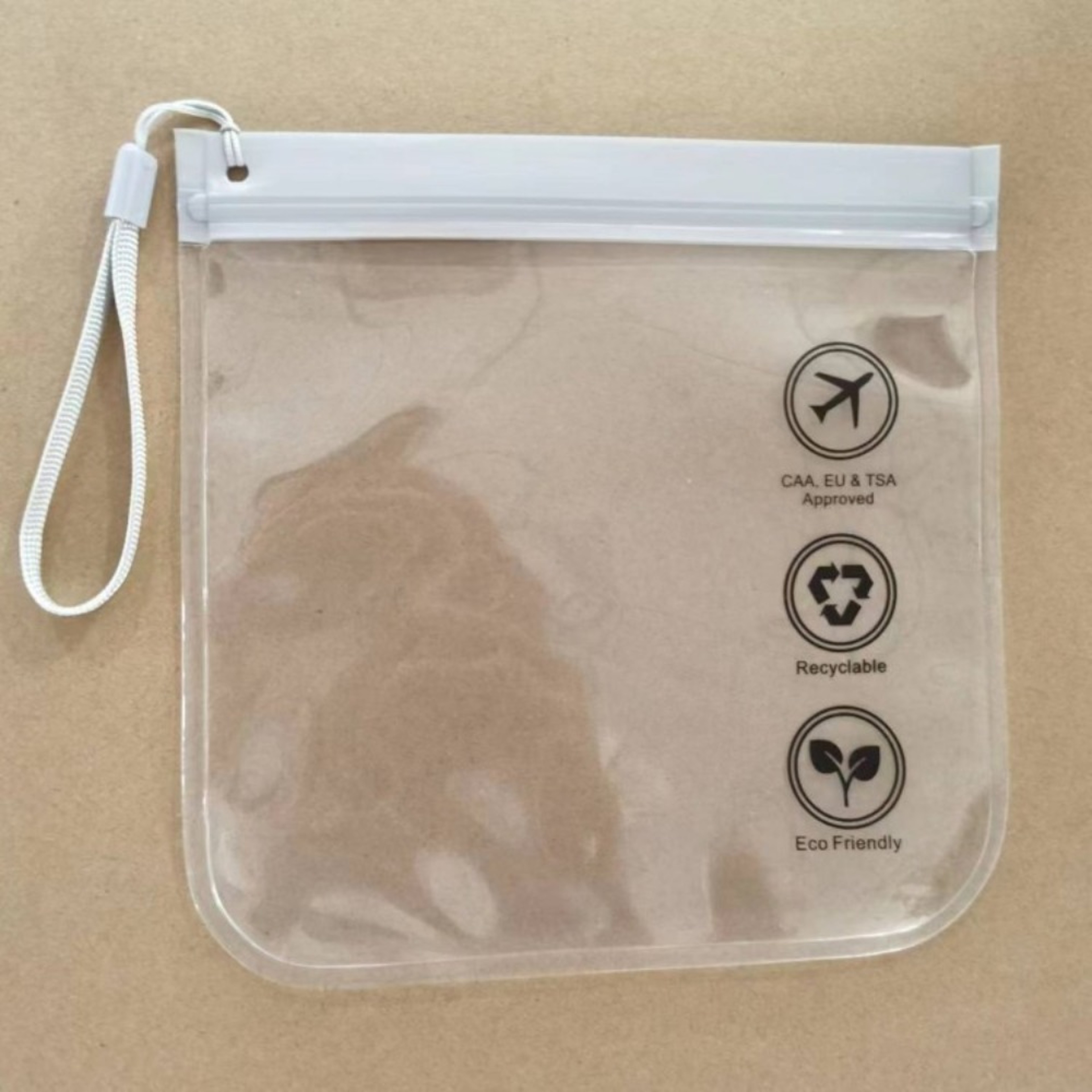 Clear Travel Toiletry Bag Waterproof EVA Storage Pouch For Airport And Daily Organization 5