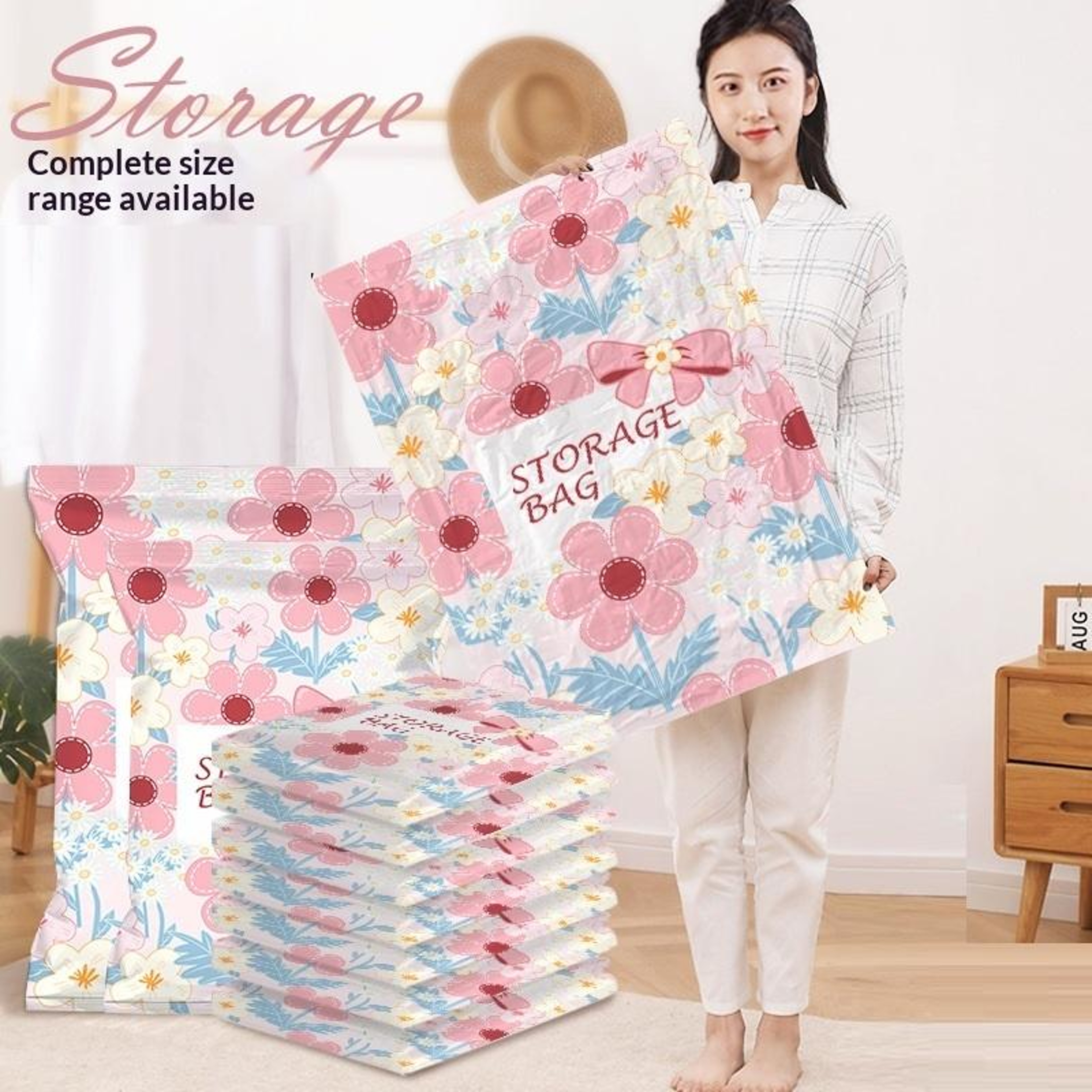 Vacuum Storage Bags Space Saver Compression Bags For Clothes Blankets And Comforters 4