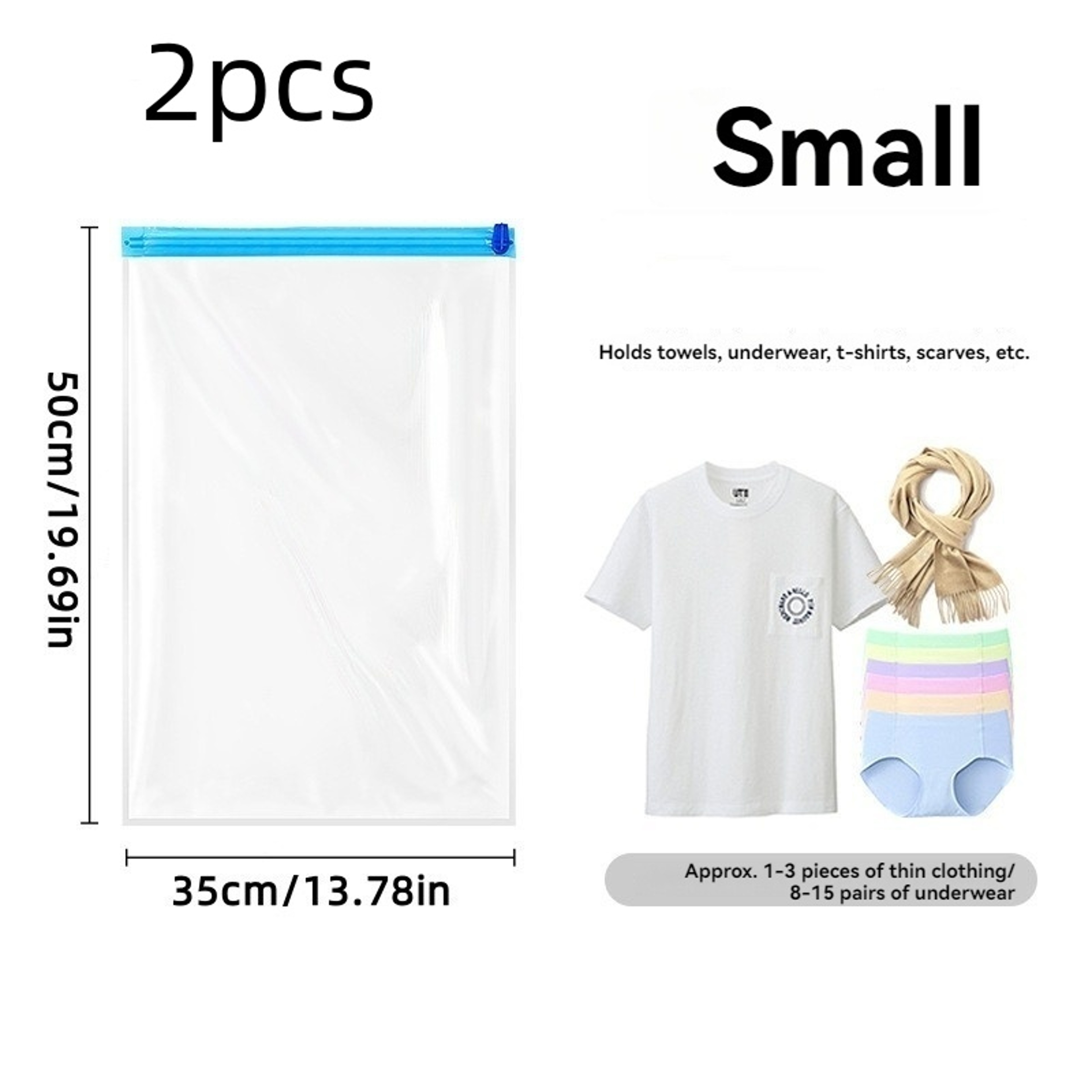 Vacuum Storage Bag Compression Packing Cubes For Travel And Clothing Organization 6