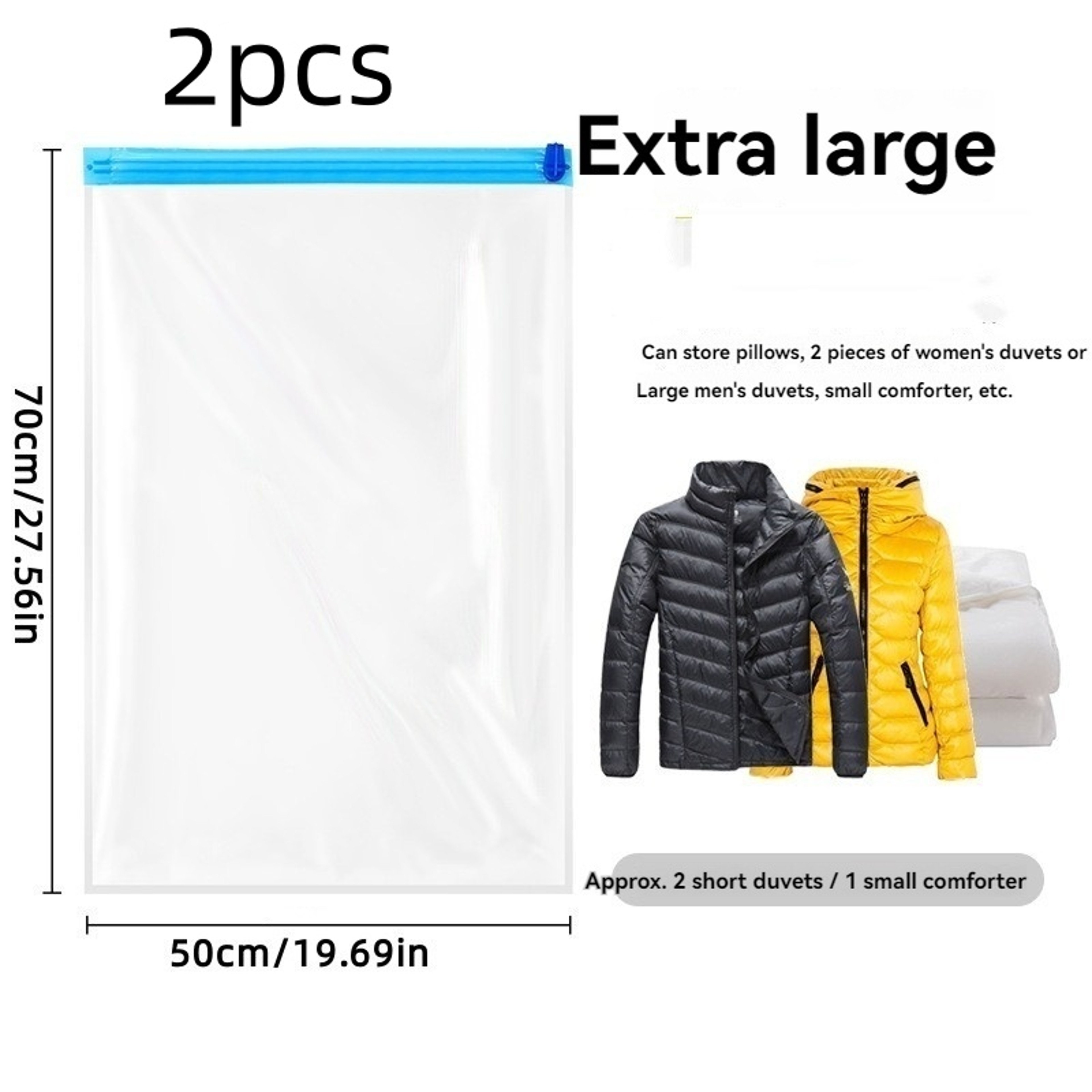 Vacuum Storage Bag Compression Packing Cubes For Travel And Clothing Organization 9