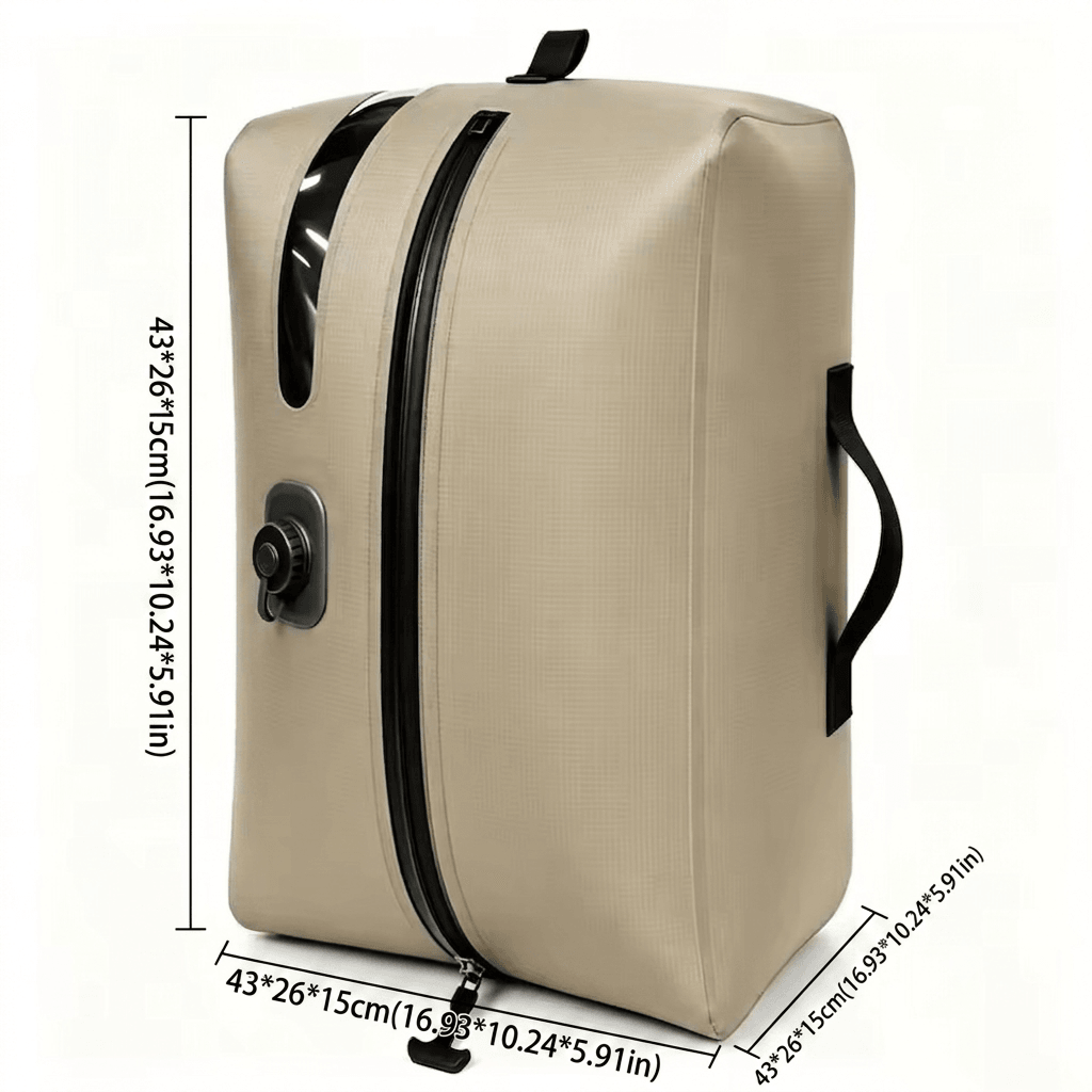 Automatic Vacuum Compression Bag Waterproof Travel Storage Bag For Luggage 3