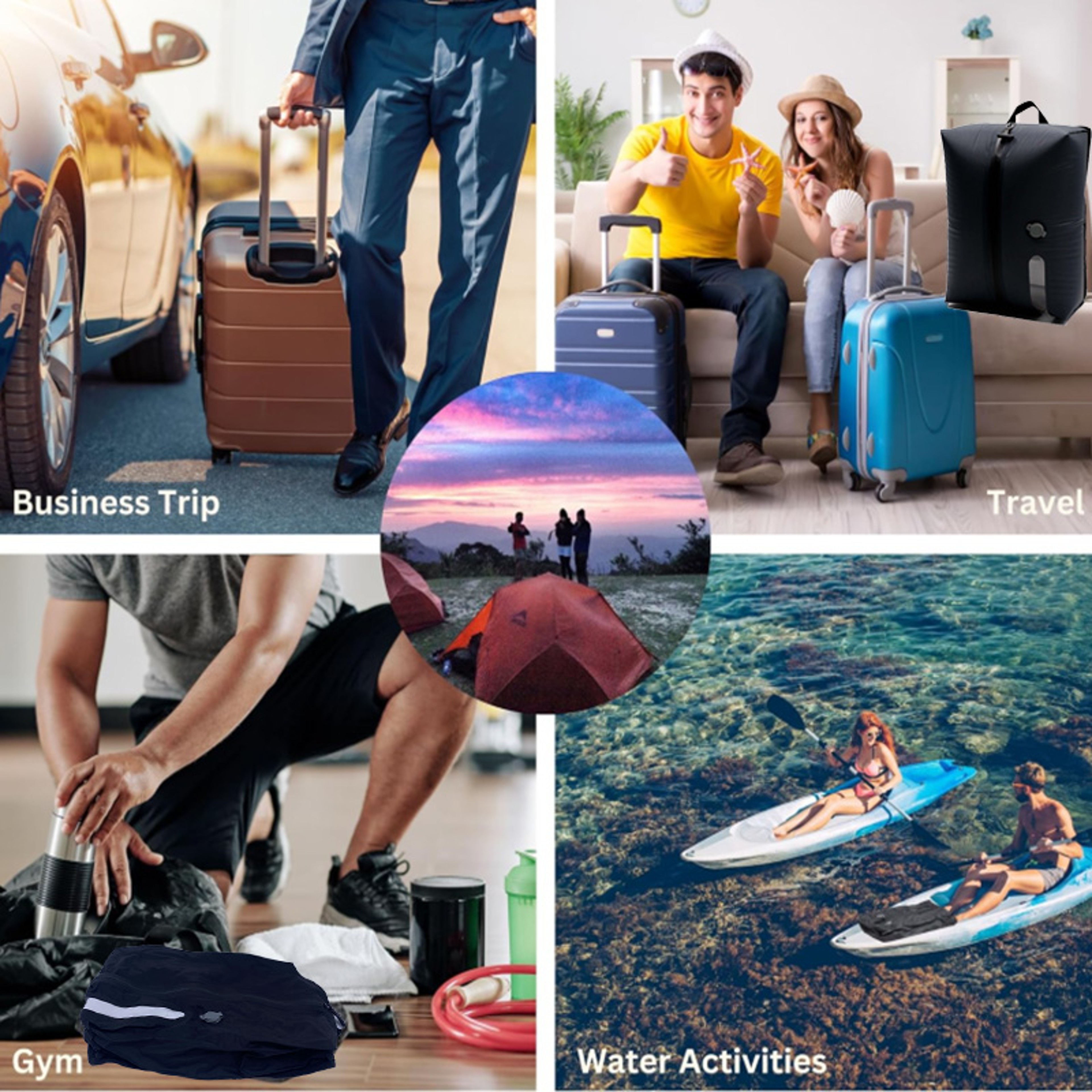 Vacuum Compression Bag With Air Pump Reusable Travel Compression Bag For Clothes 1