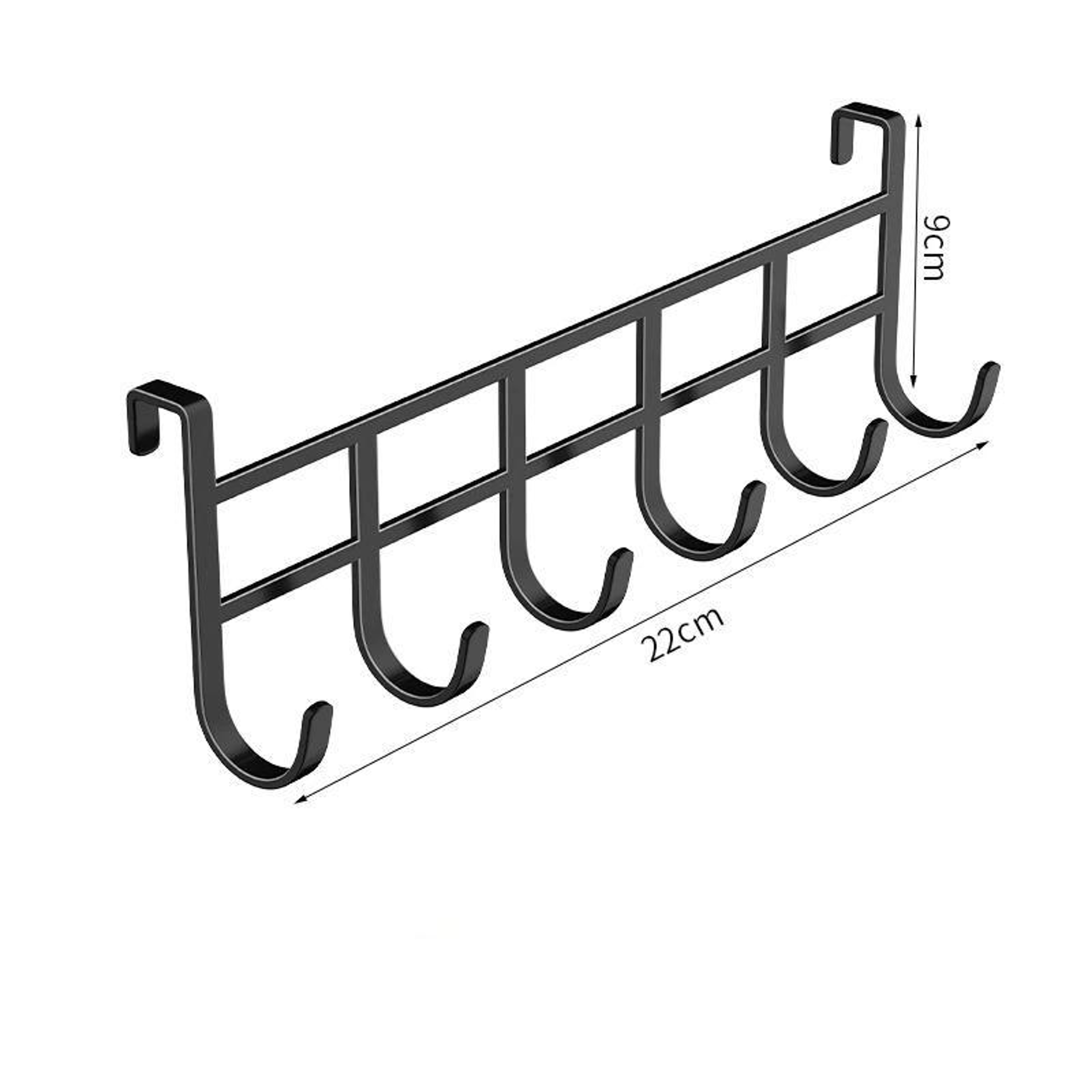 Over The Door Hooks No Drill Door Organizer Rack For Kitchen Bathroom Bedroom Storage 8