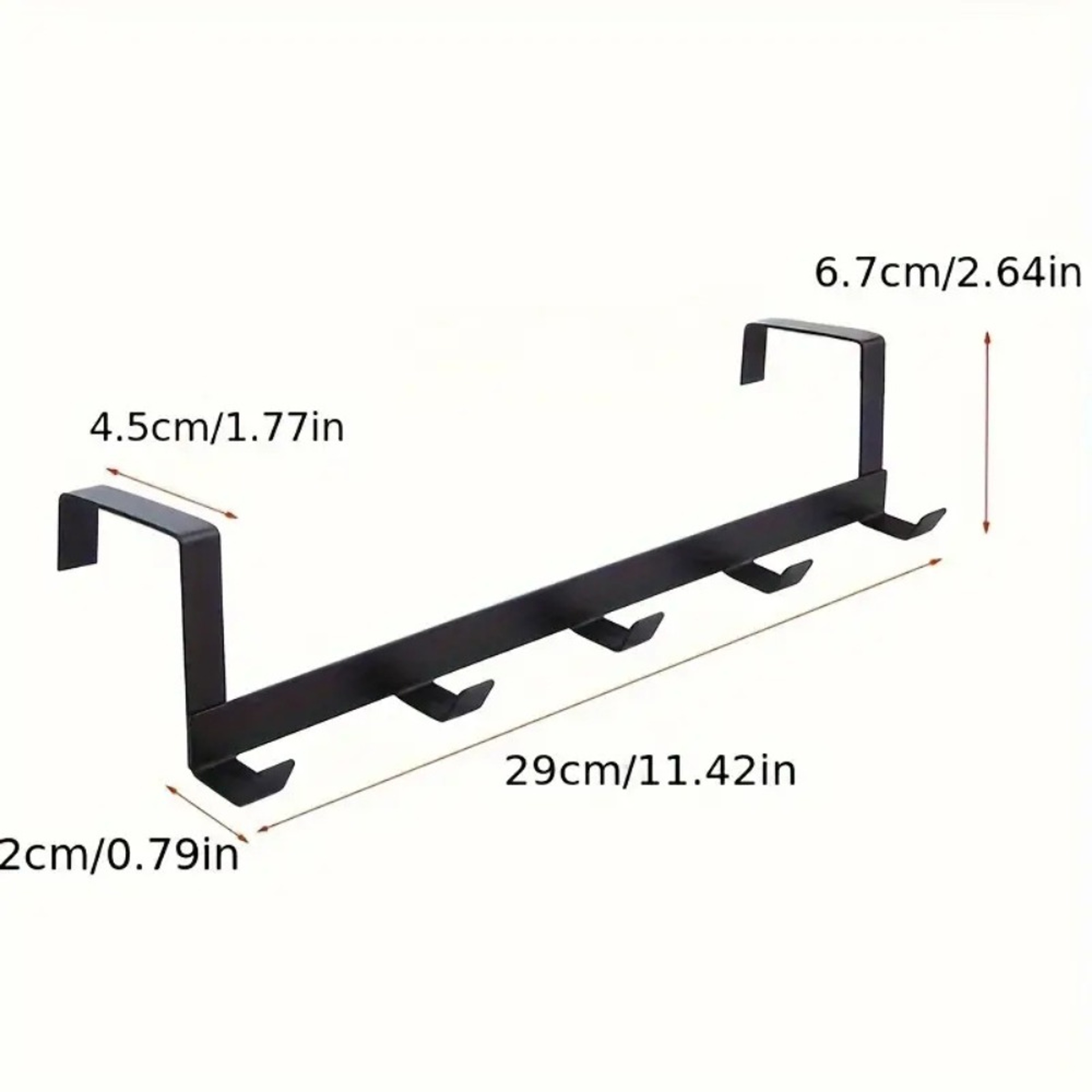 Over Door Hanger Hooks Space Saving Organizer For Clothes Towels Bags 5